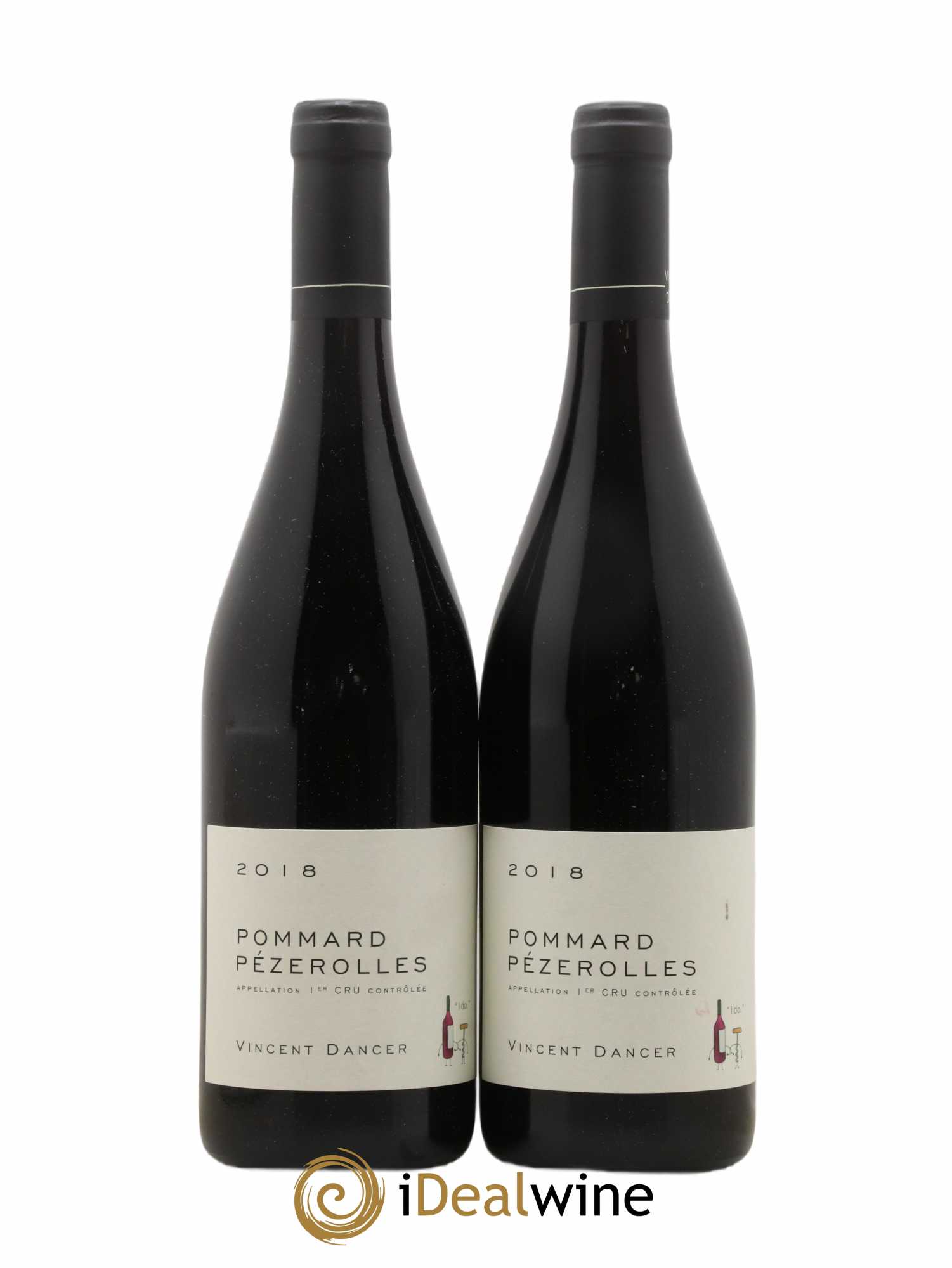 Pommard 1er Cru Les Pézerolles Vincent Dancer 2018 - Lot de 2 bouteilles - 0