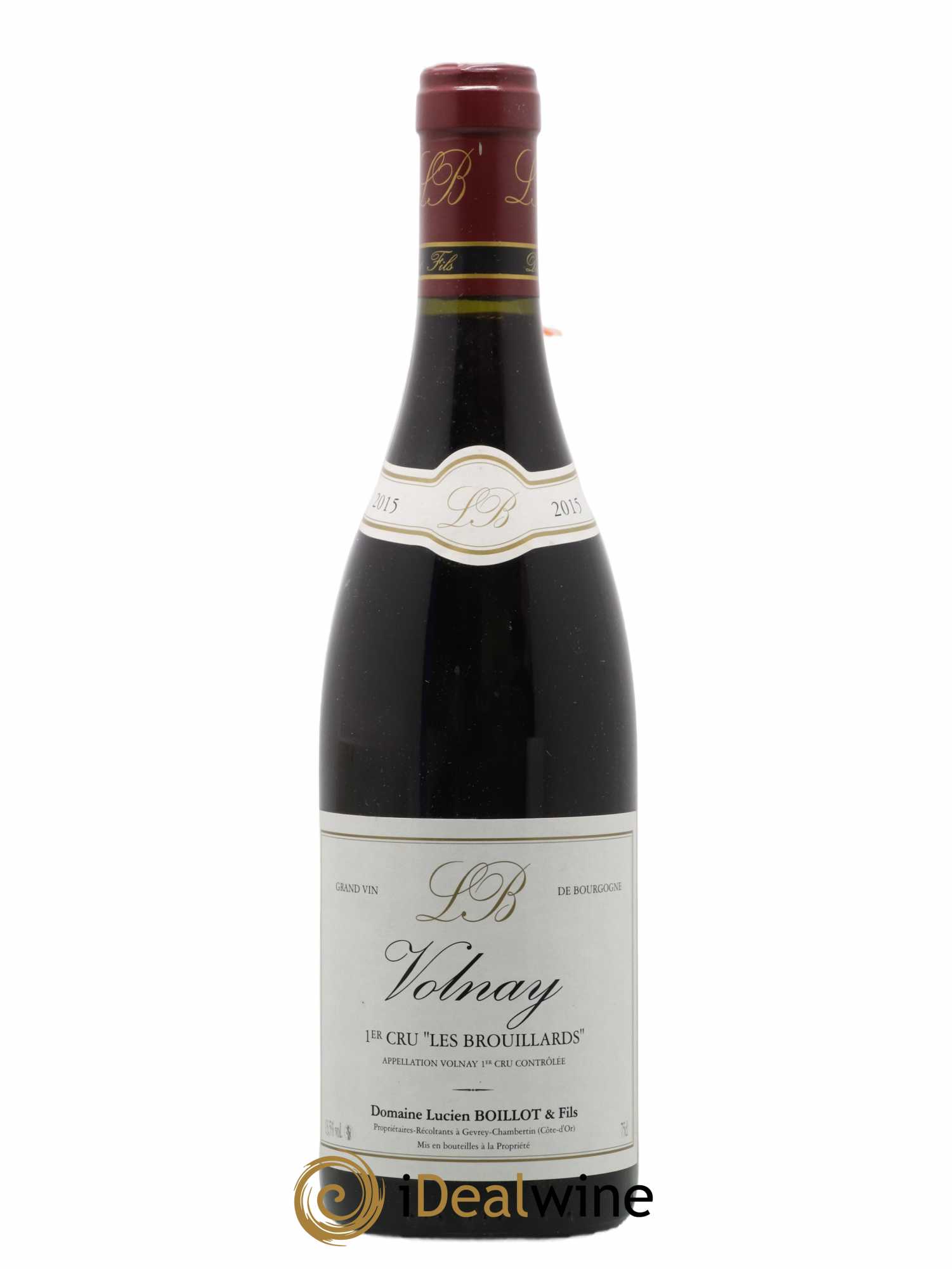 Volnay 1er Cru Les Brouillards Lucien Boillot & Fils (Domaine) 2015 - Lot de 1 bouteille - 0