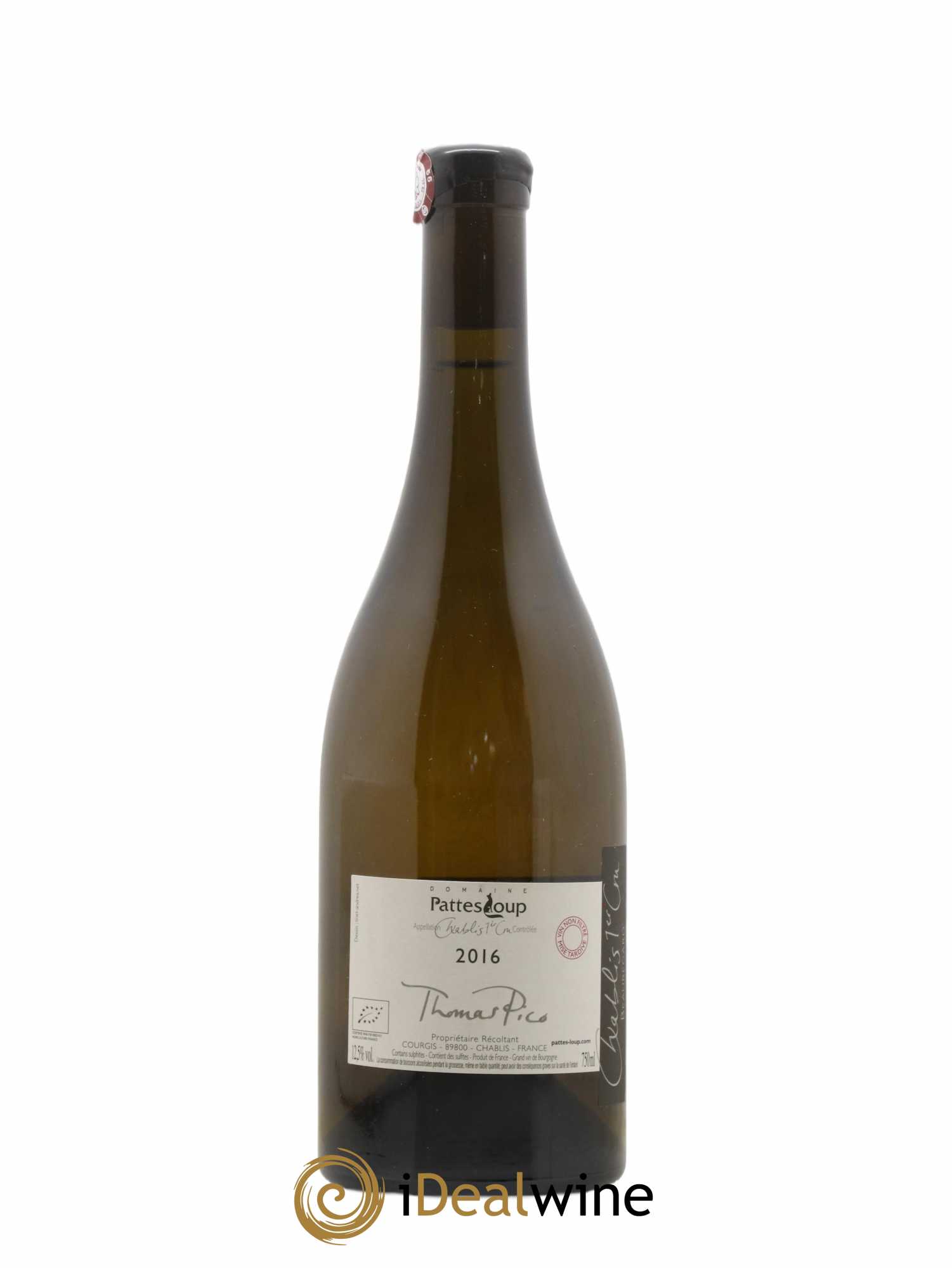 Chablis 1er Cru Beauregard Pattes Loup (Domaine) 2016 - Lotto di 1 bottiglia - 1