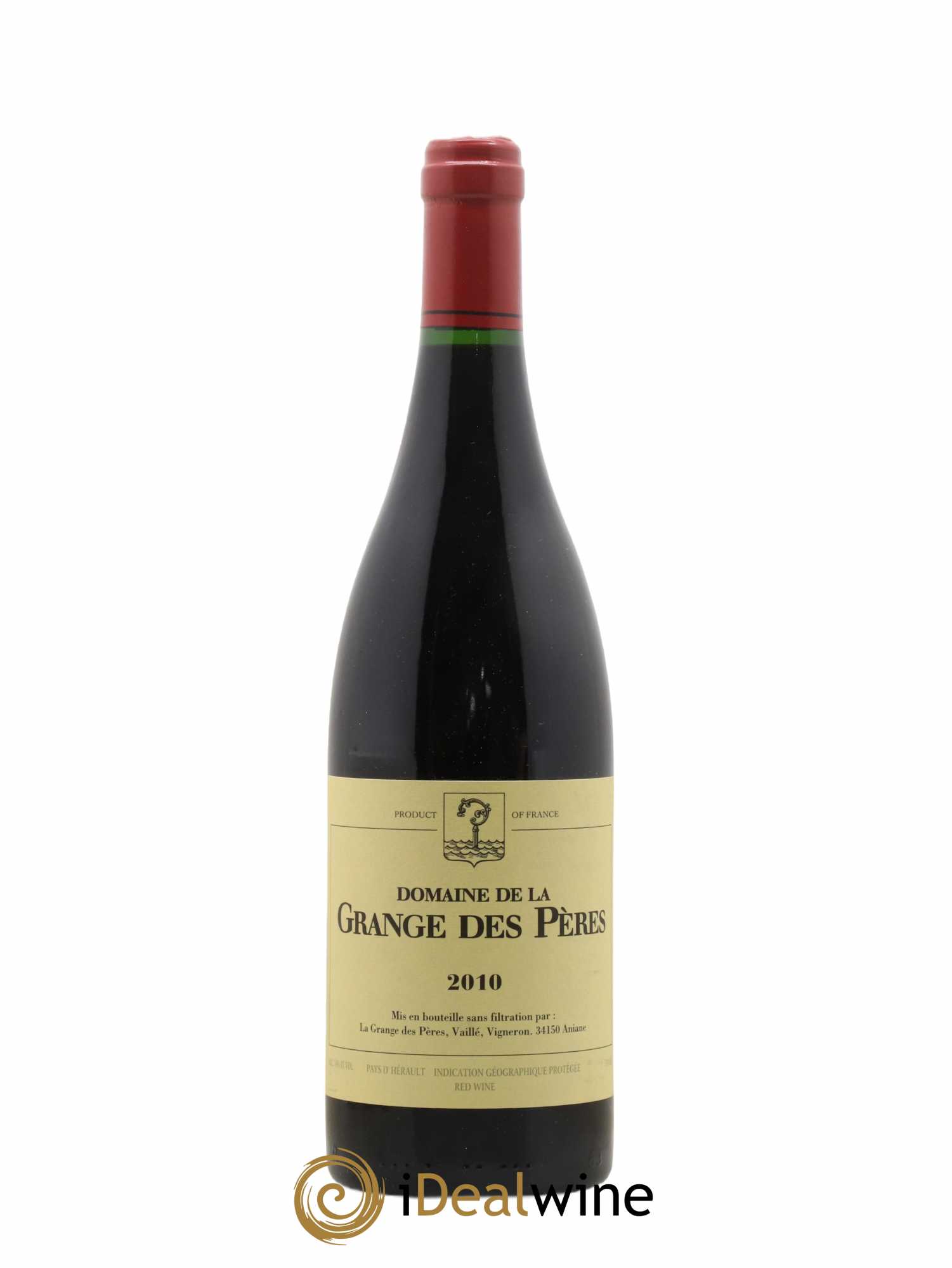 Pays d'Hérault Grange des Pères Laurent Vaillé 2010 - Lot de 1 bouteille - 0