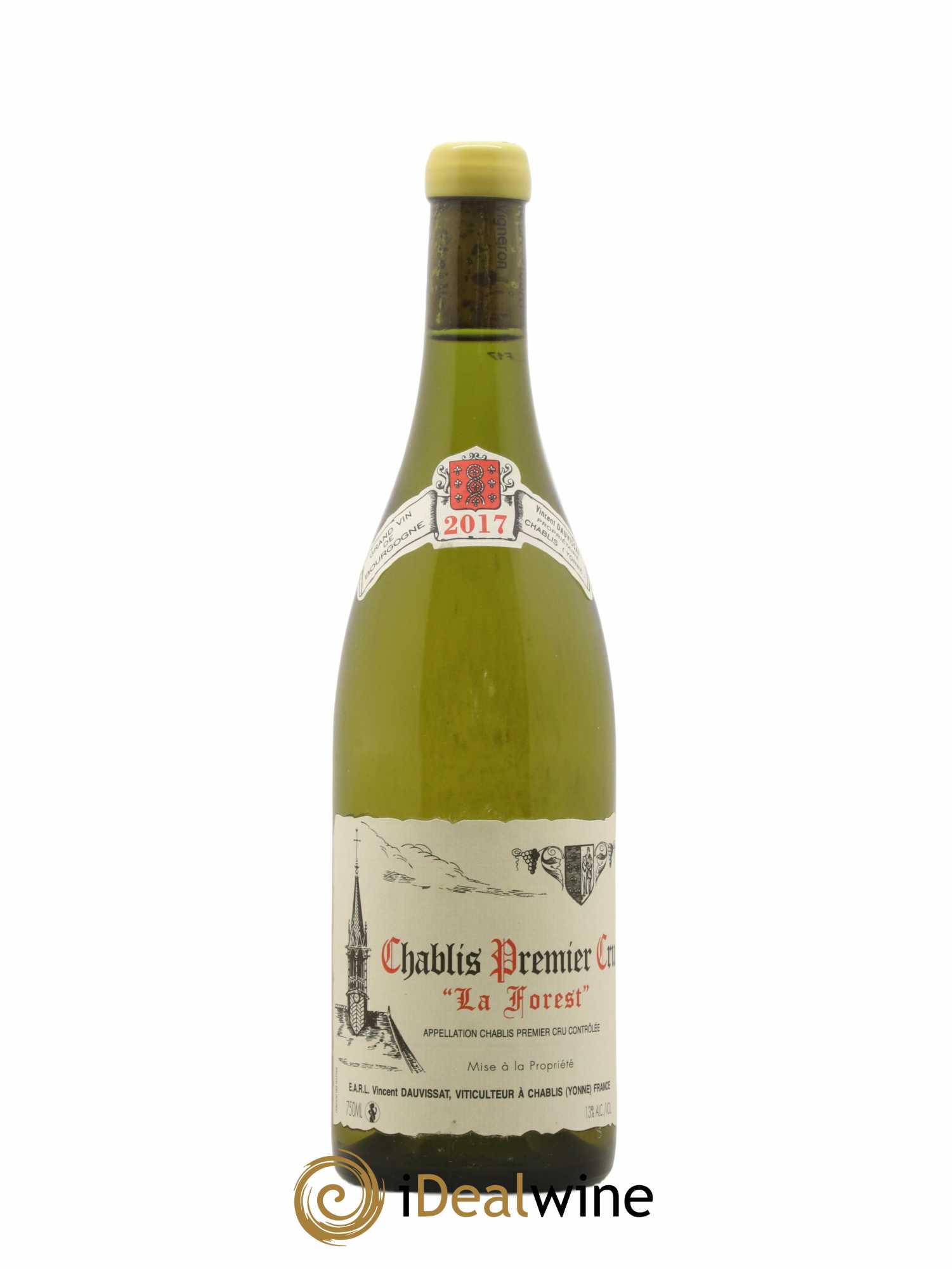 Chablis 1er Cru La Forest Vincent Dauvissat (Domaine) 2017 - Lot de 1 bouteille - 0