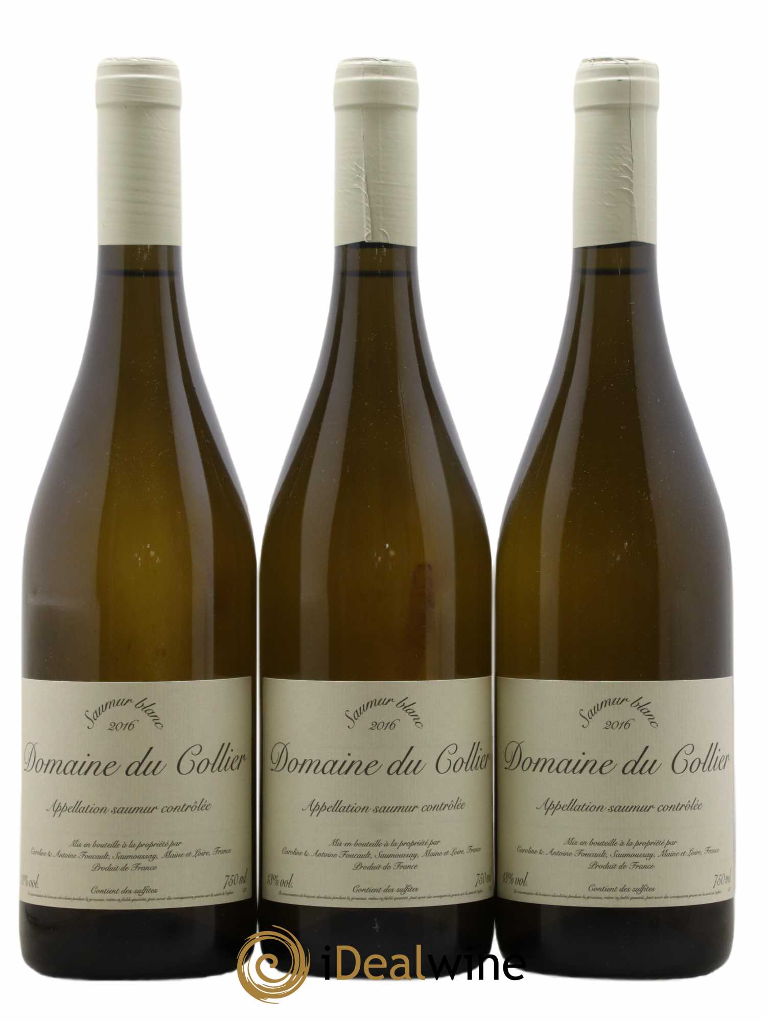 Saumur Domaine du Collier 2016 - Lot de 3 bouteilles - 0