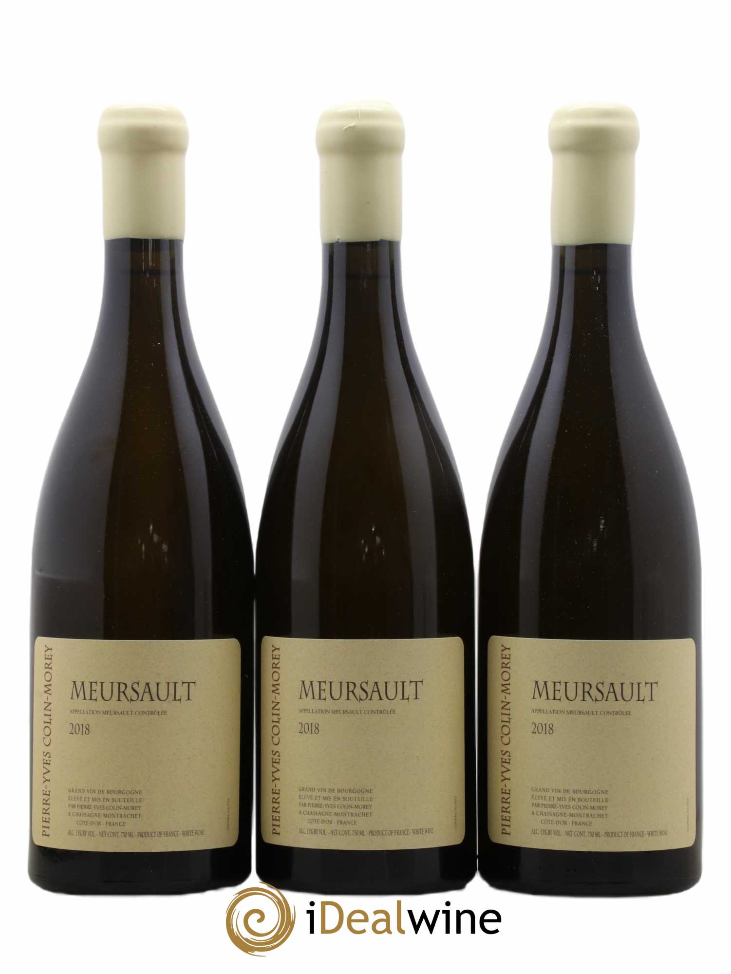 Meursault Pierre-Yves Colin Morey 2018 - Lot de 3 bouteilles - 0