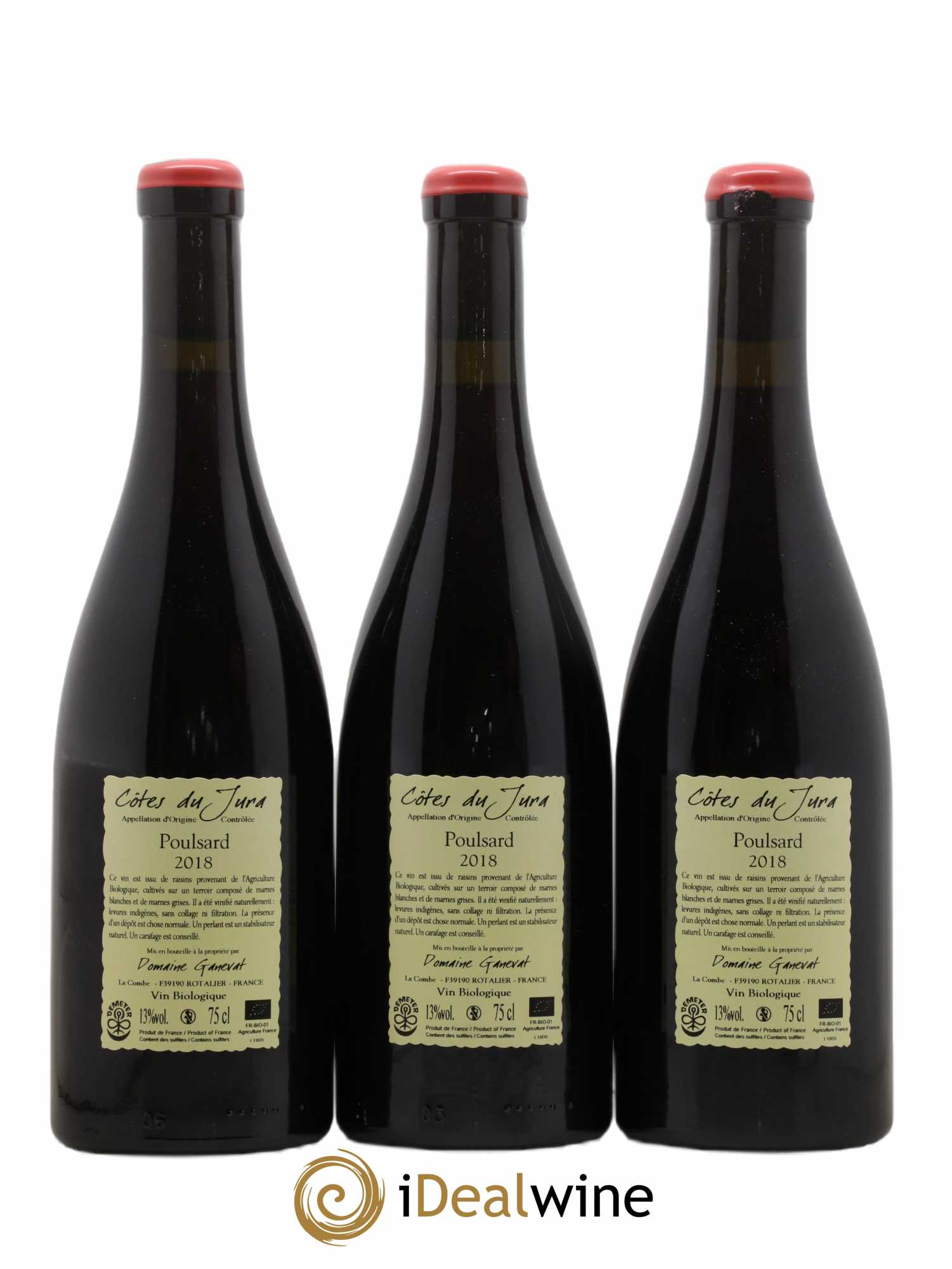Côtes du Jura Cuvée de l'Enfant Terrible Jean-François Ganevat (Domaine) 2018 - Lot de 3 bouteilles - 1