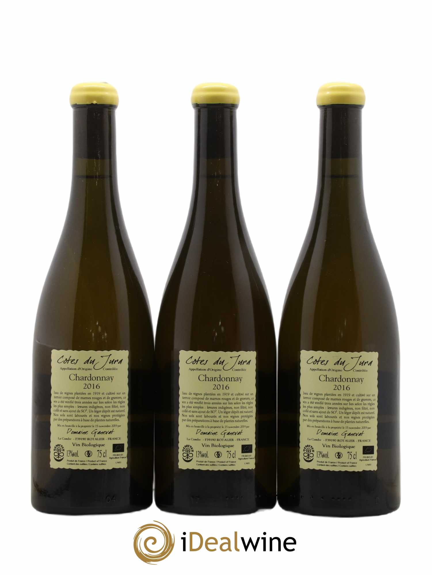 Côtes du Jura Les Grands Teppes Vieilles Vignes Jean-François Ganevat (Domaine) 2016 - Lot de 3 bouteilles - 1