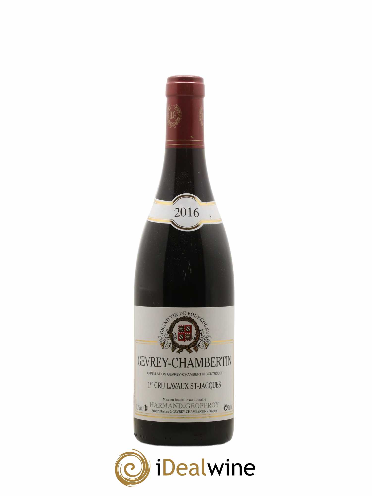 Gevrey-Chambertin 1er Cru Lavaux Saint Jacques Harmand-Geoffroy (Domaine) 2016 - Lot of 1 bottle - 0