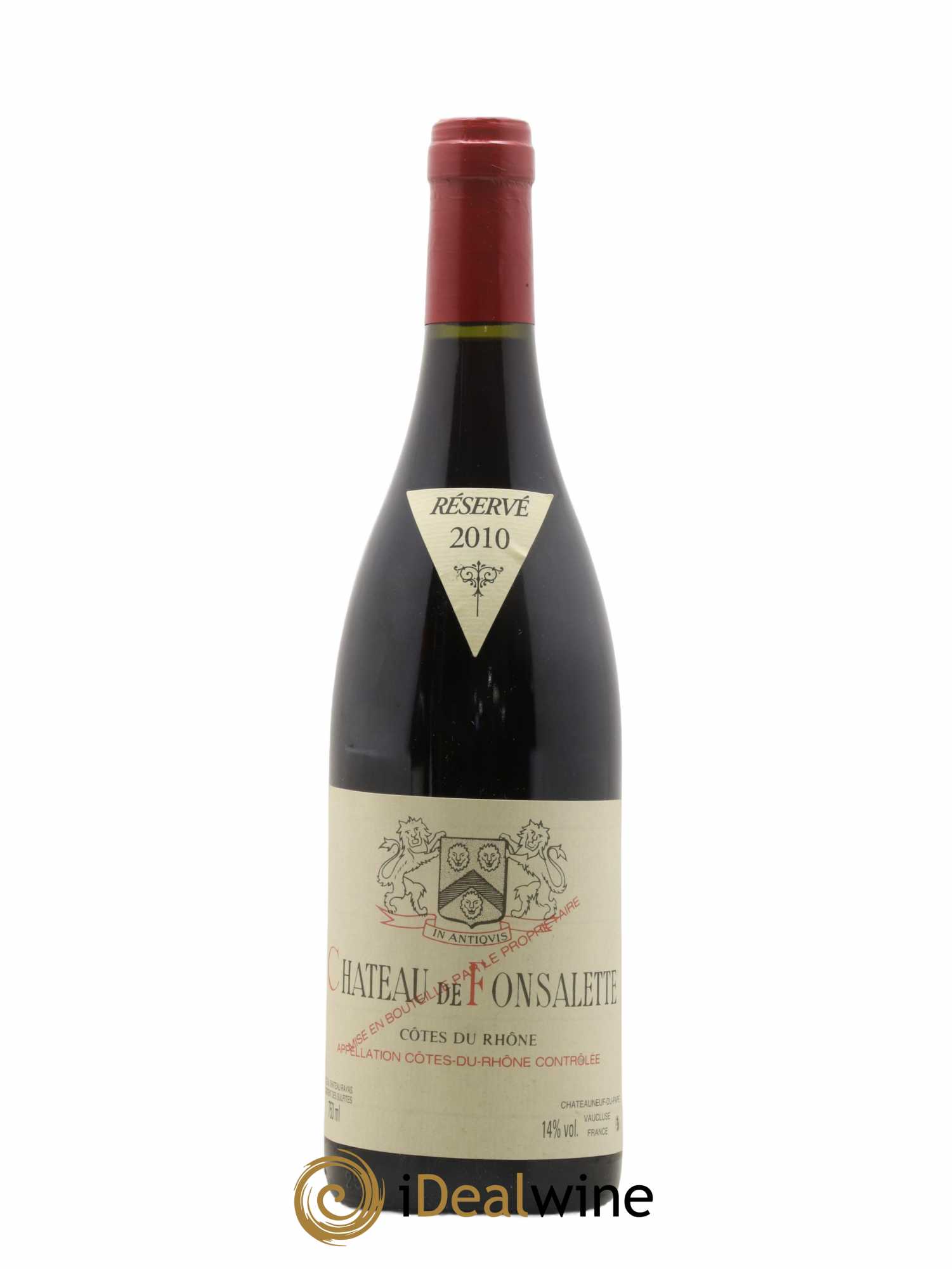 Côtes-du-Rhône Château de Fonsalette Emmanuel Reynaud 2010 - Lot de 1 bouteille - 0