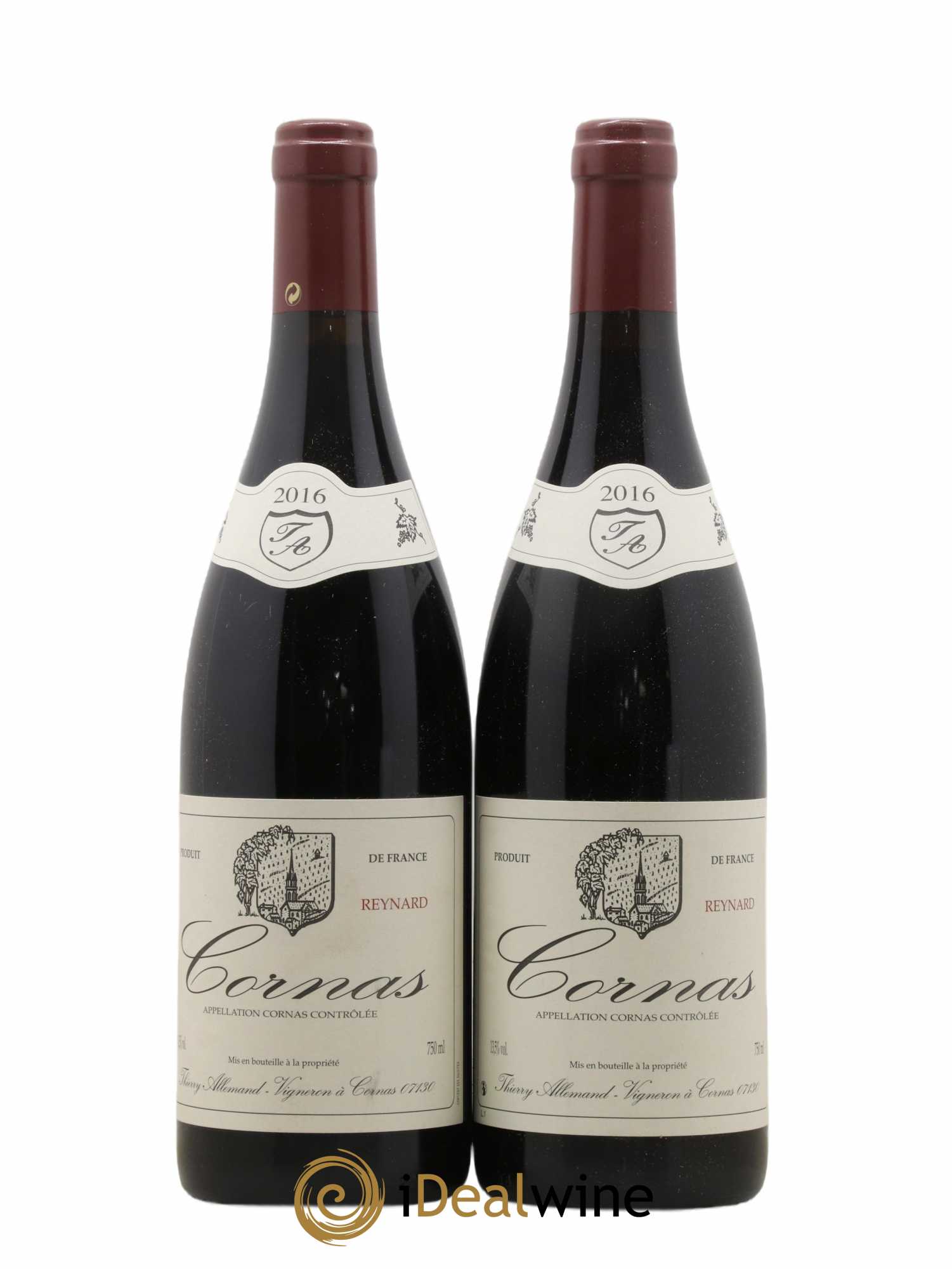 Cornas Reynard Thierry Allemand 2016 - Lot de 2 bouteilles - 0