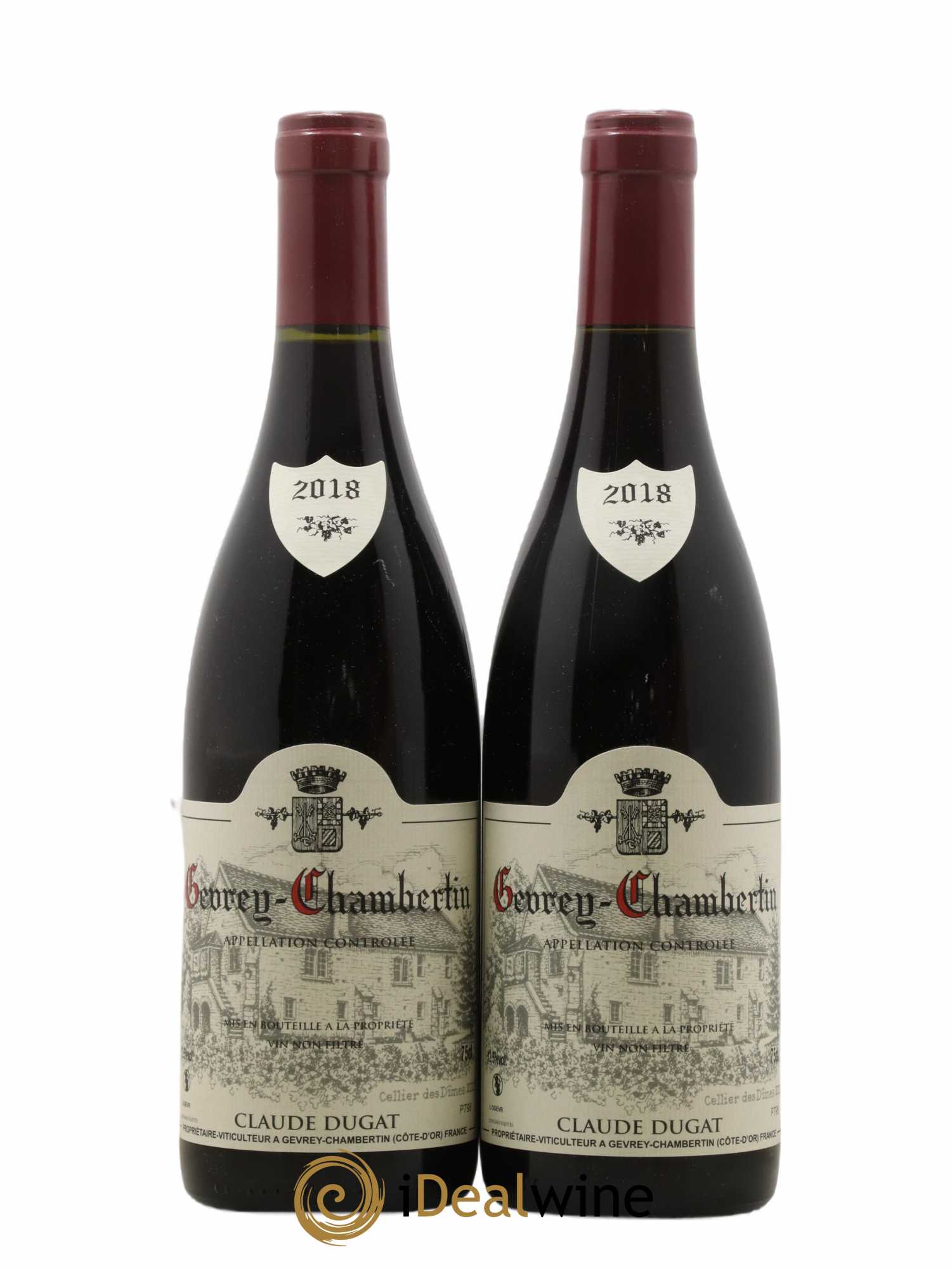 Gevrey-Chambertin Claude Dugat 2018 - Lot of 2 bottles - 0