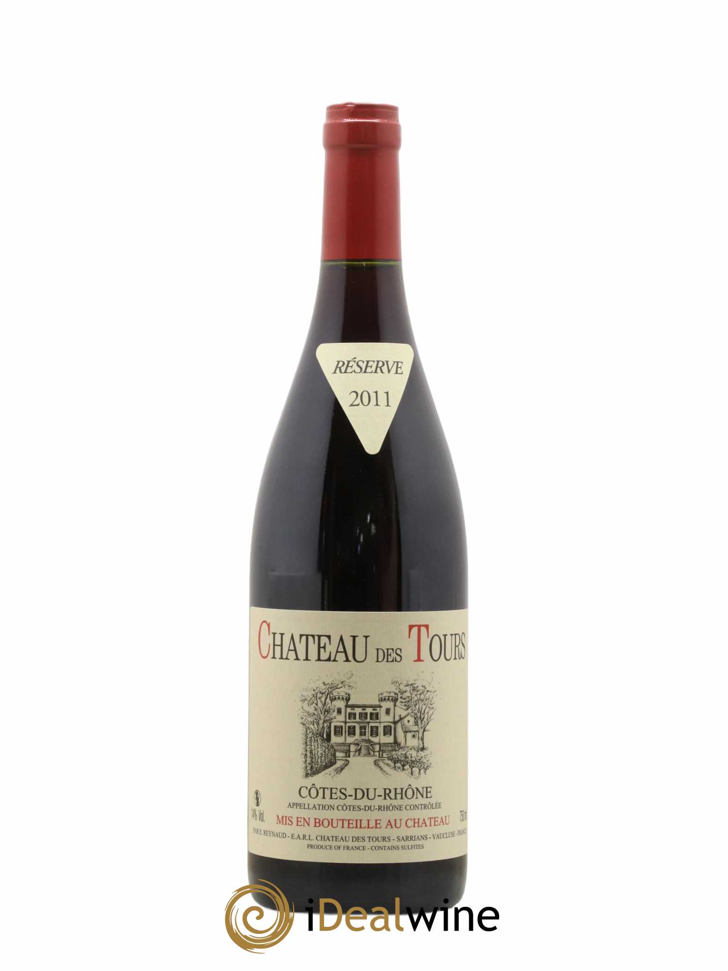 Côtes-du-Rhône Château des Tours Emmanuel Reynaud 2011 - Lot de 1 bouteille - 0