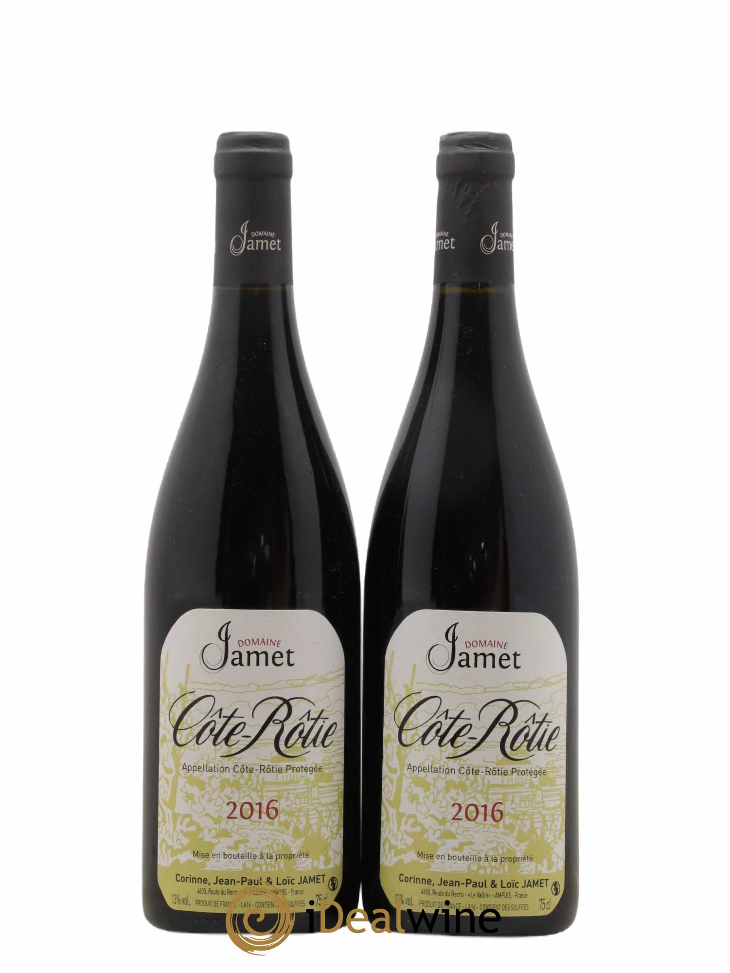 Côte-Rôtie Jamet (Domaine) 2016 - Lot de 2 bouteilles - 0