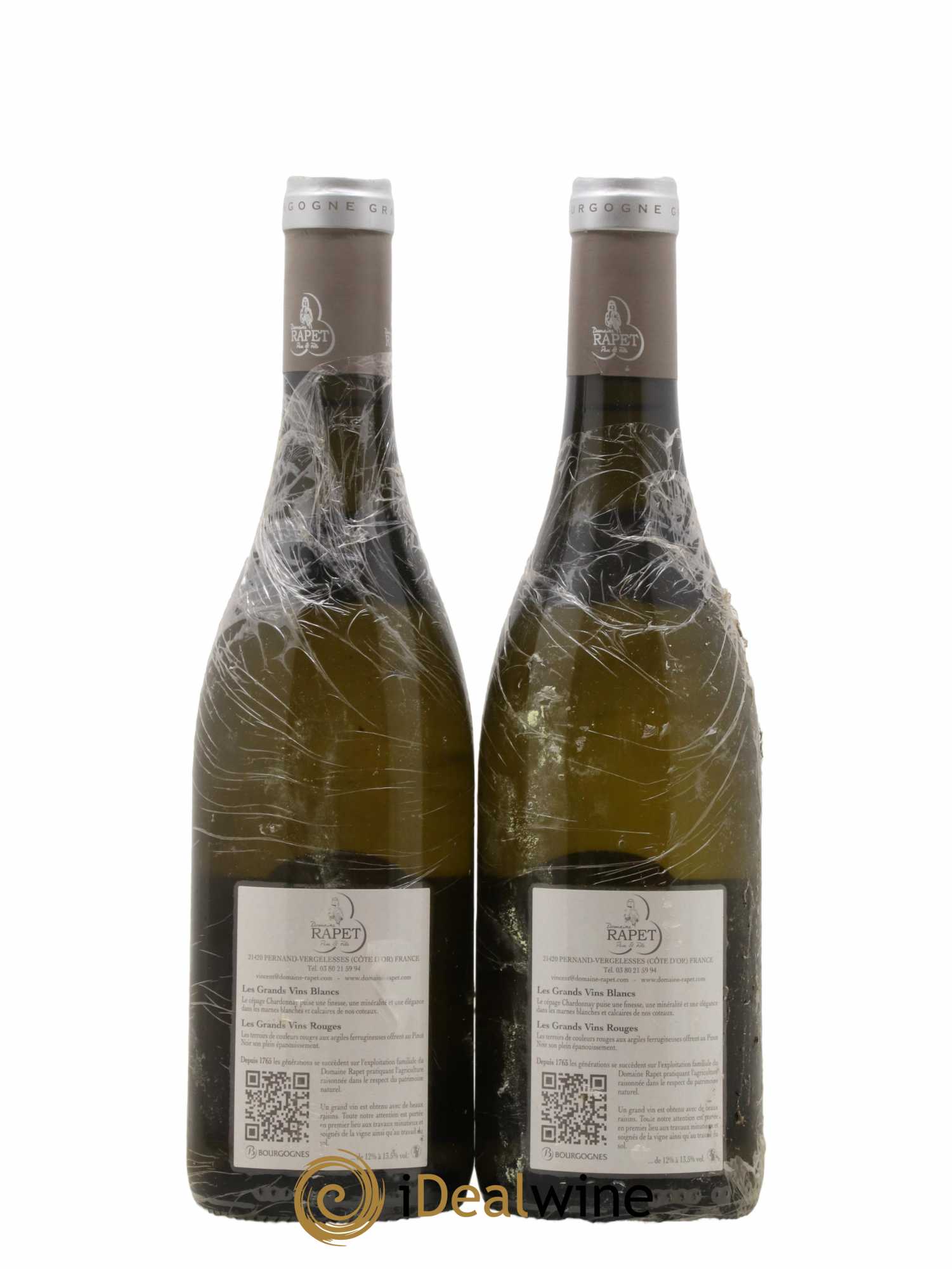 Corton-Charlemagne Grand Cru Rapet Père & Fils 2014 - Lot de 2 bouteilles - 1