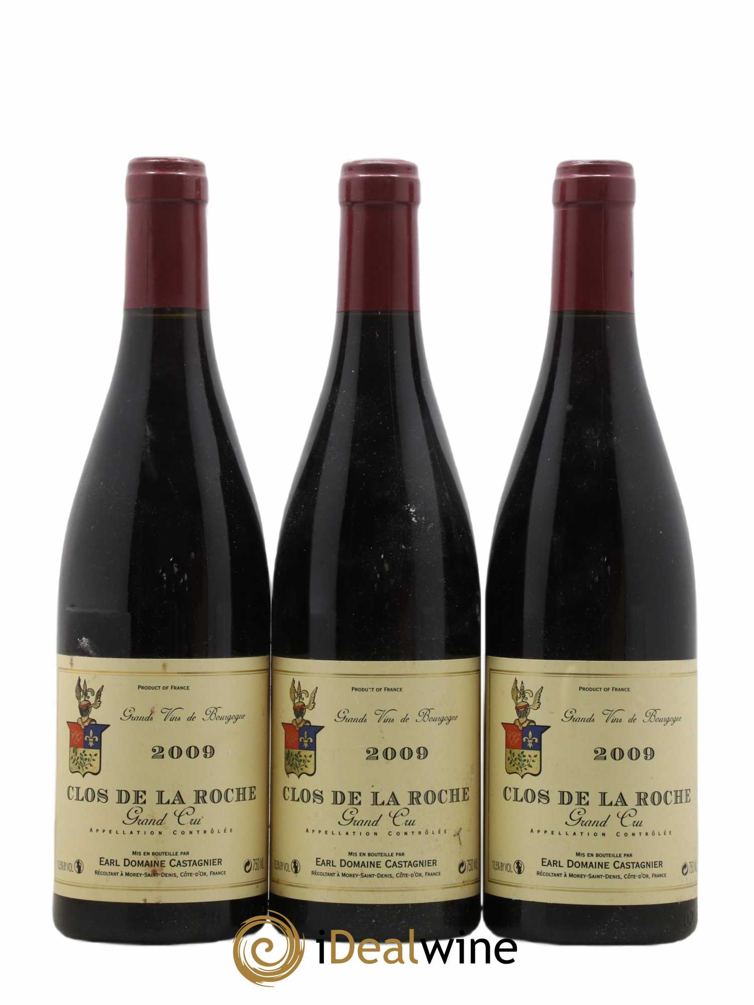 Clos de la Roche Grand Cru Castagnier (Domaine) 2009 - Lot de 3 bouteilles - 0