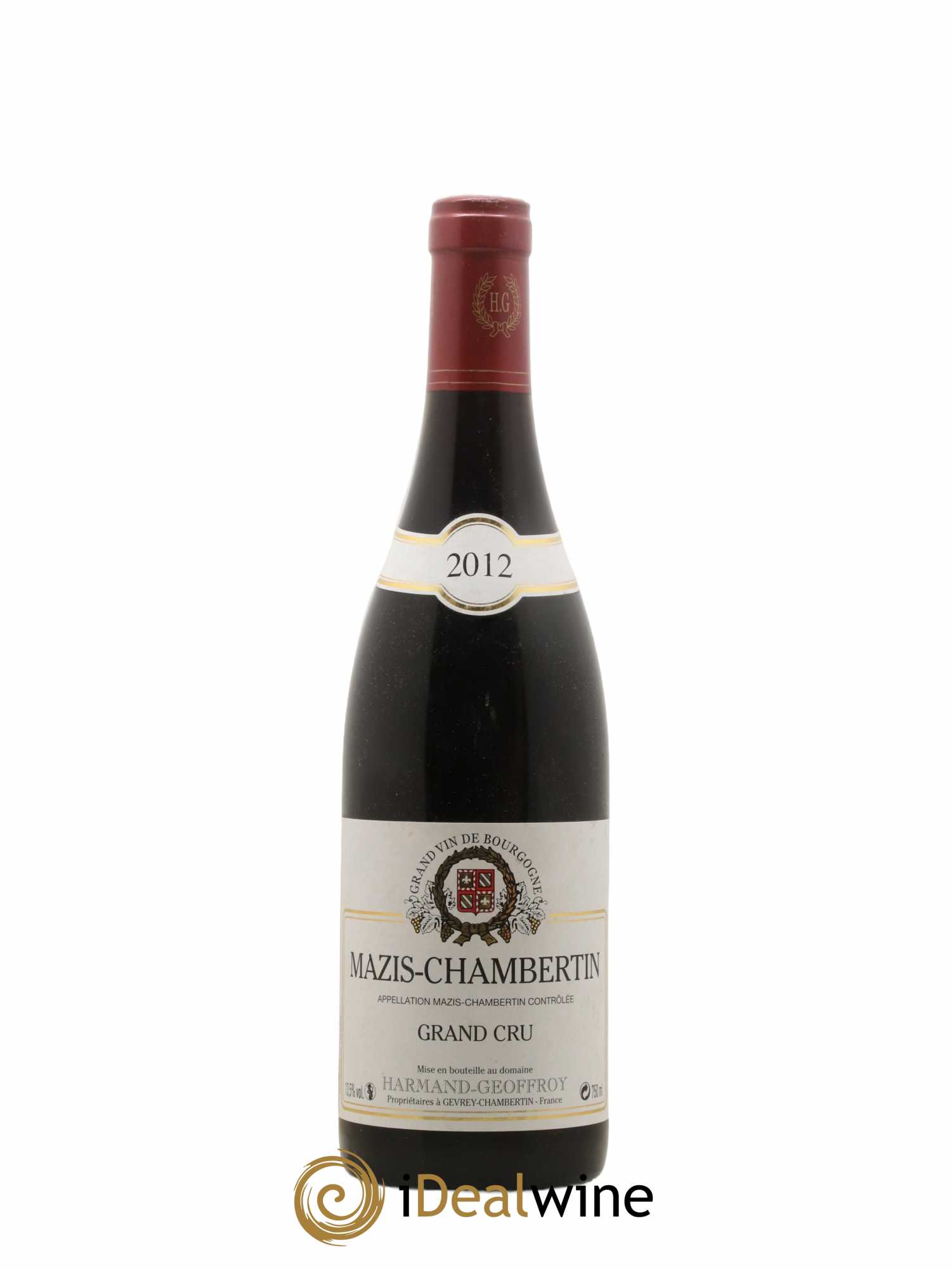 Mazis-Chambertin Grand Cru Harmand-Geoffroy (Domaine) 2012 - Lot de 1 bouteille - 0
