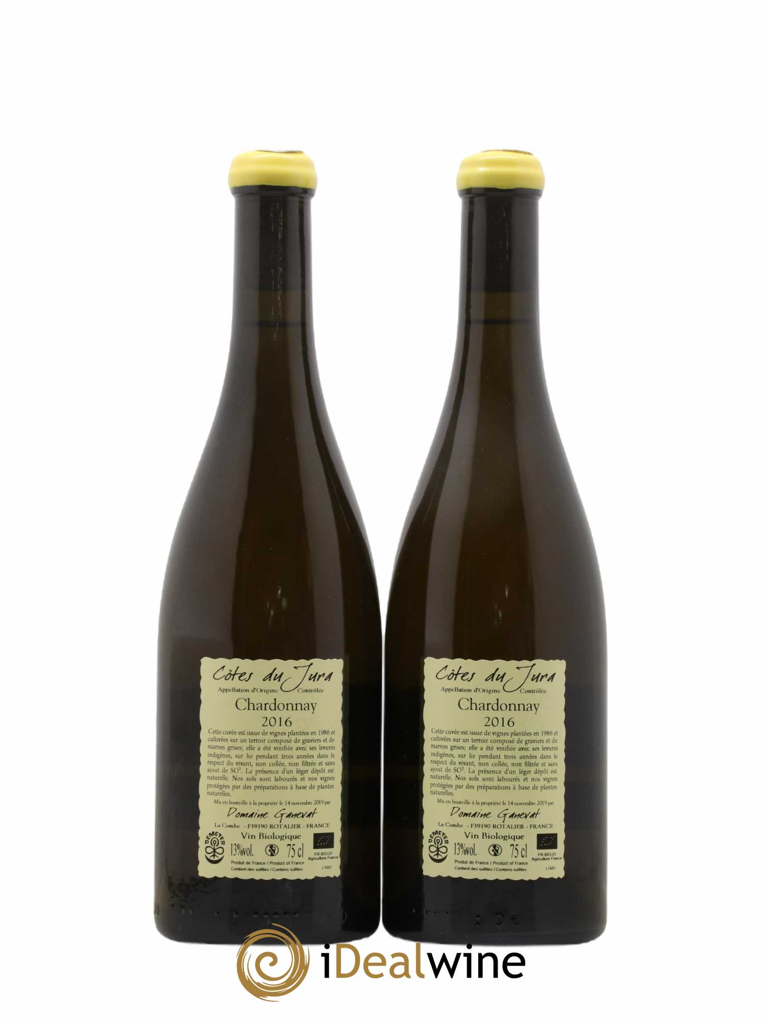 Côtes du Jura Cuvée Florine Jean-François Ganevat (Domaine) 2016 - Lot de 2 bouteilles - 1