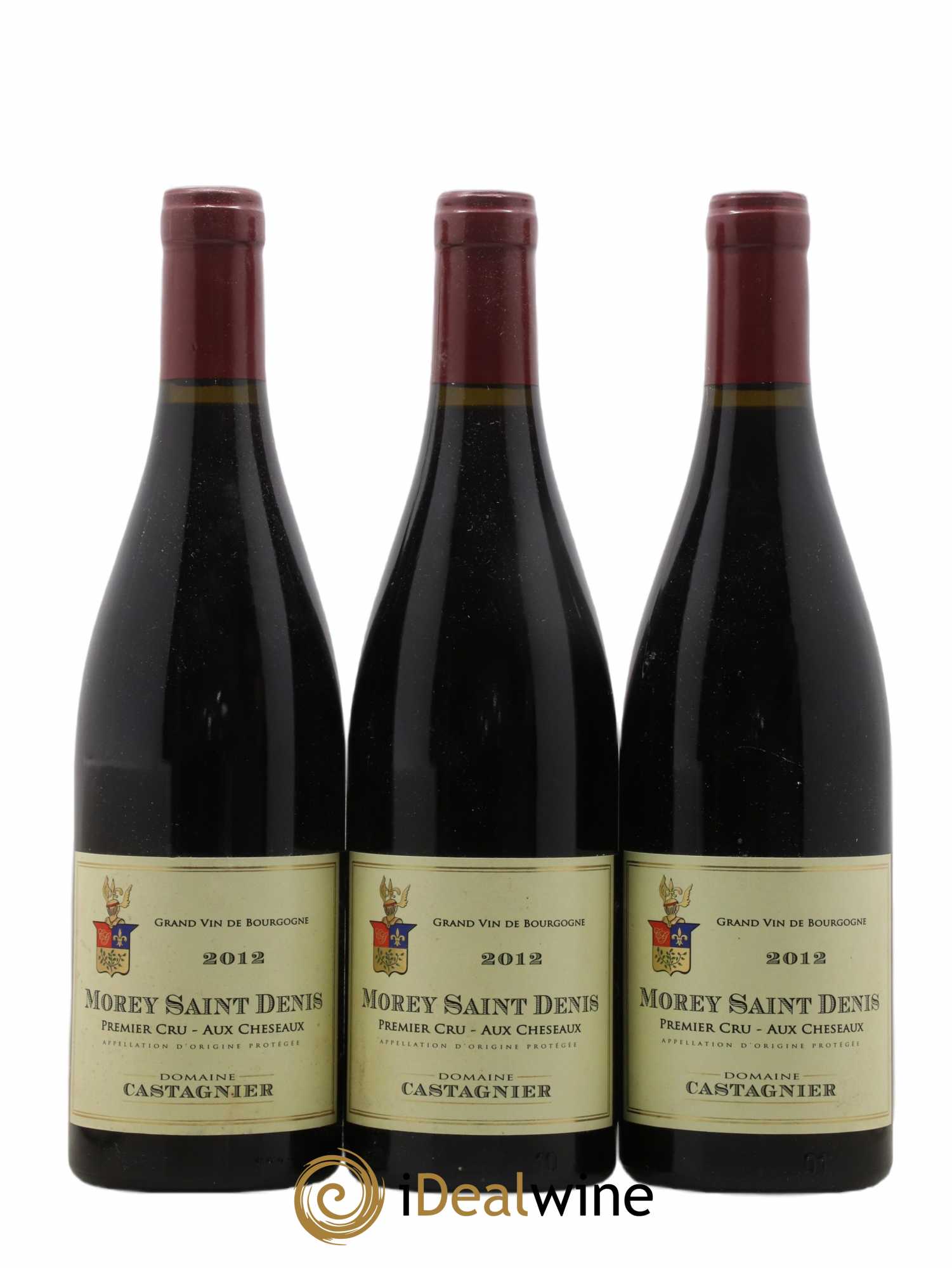 Morey-Saint-Denis 1er Cru Aux Cheseaux Castagnier (Domaine) 2012 - Lot de 3 bouteilles - 0