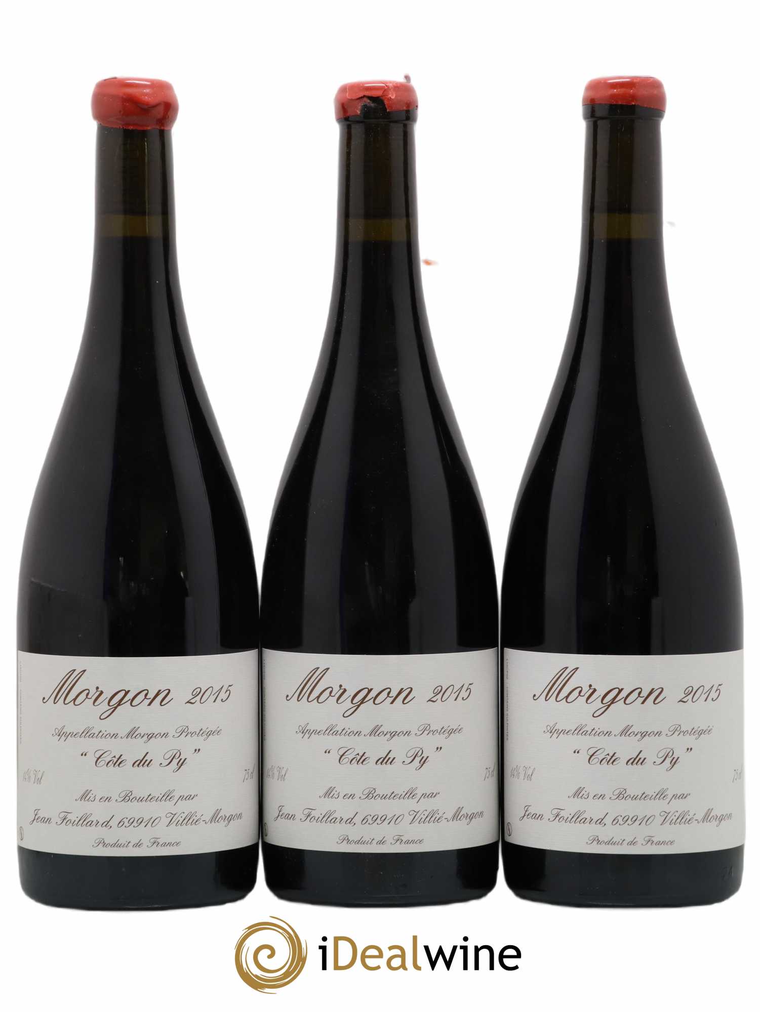 Morgon Côte du Py Jean Foillard 2015 - Lot de 3 bouteilles - 0