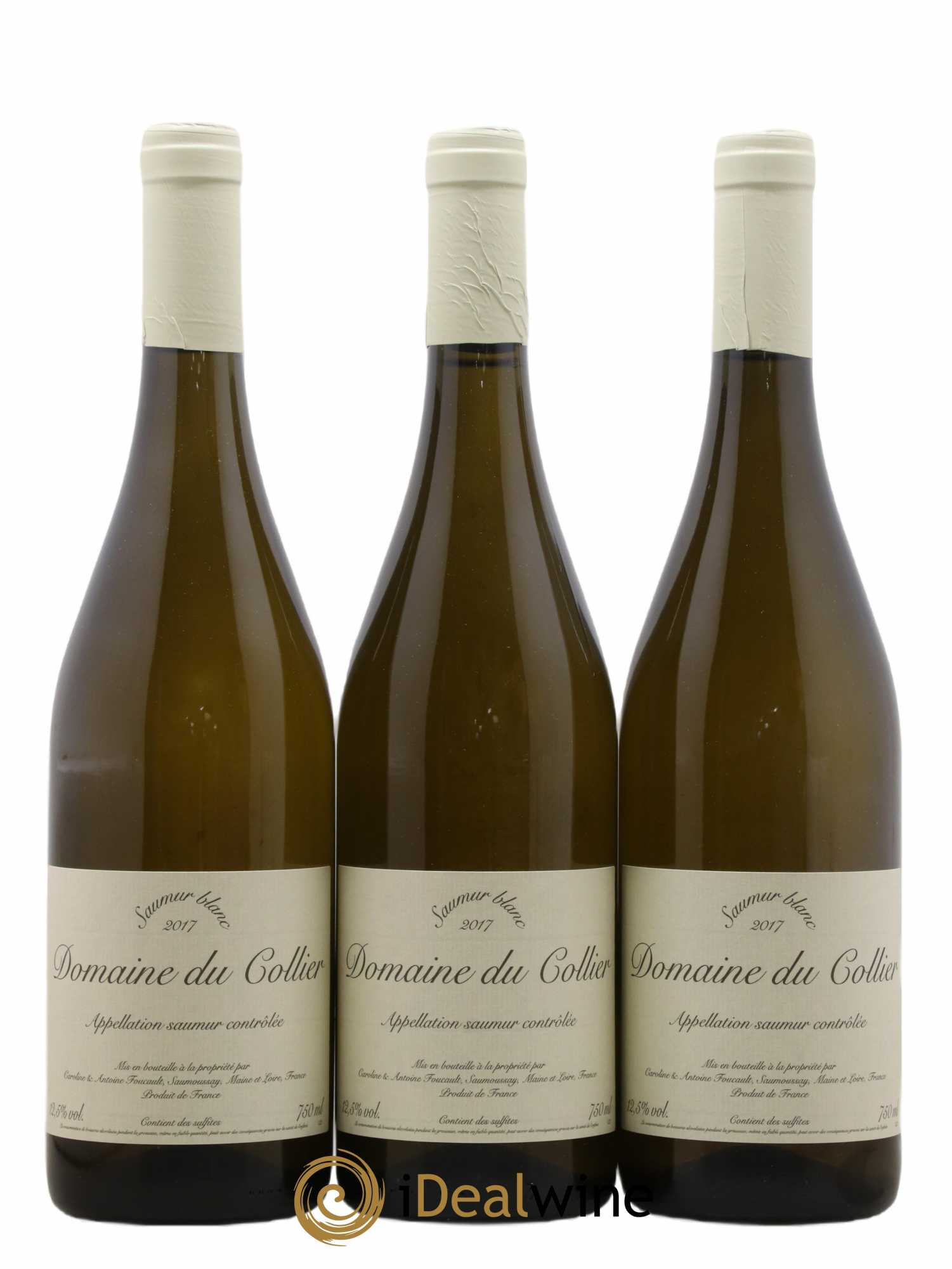 Saumur Domaine du Collier 2017 - Lot de 3 bouteilles - 0