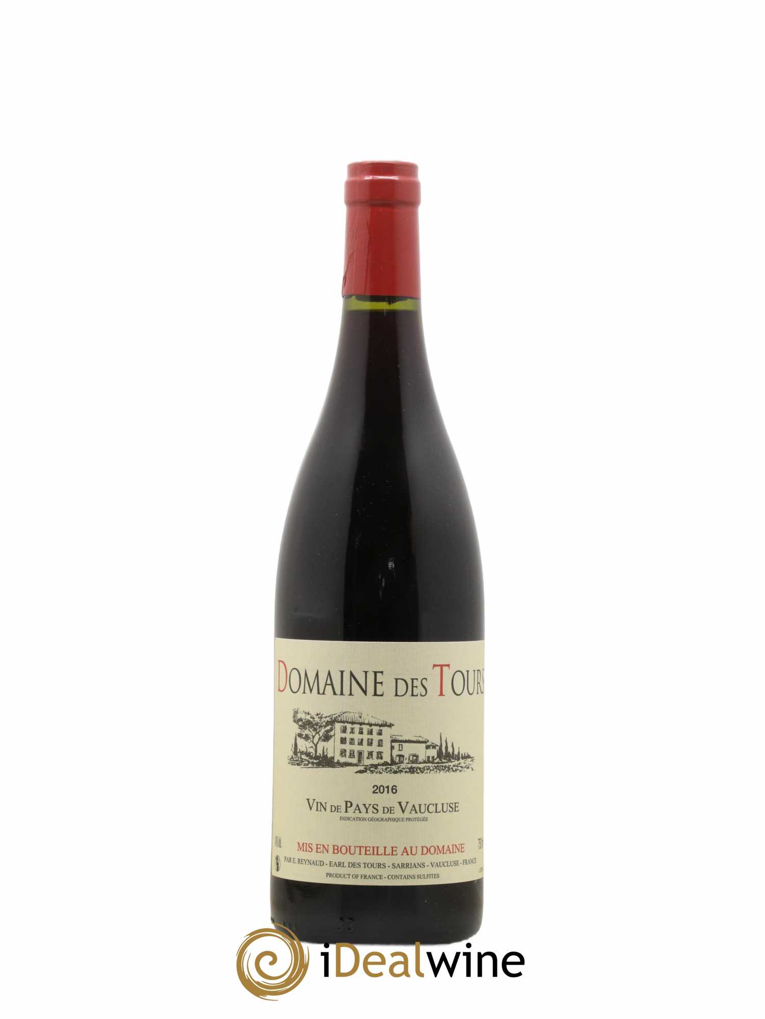 Vaucluse (Vin de Pays de Vaucluse) Domaine des Tours Emmanuel Reynaud 2016 - Lot de 1 bouteille - 0