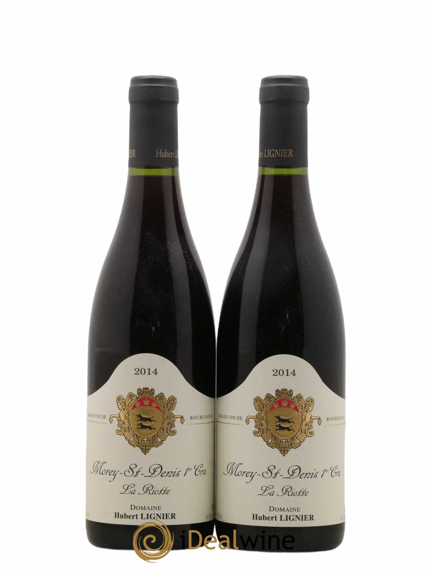 Morey Saint-Denis 1er Cru La Riotte Hubert Lignier (Domaine) 2014 - Lot of 2 bottles - 0