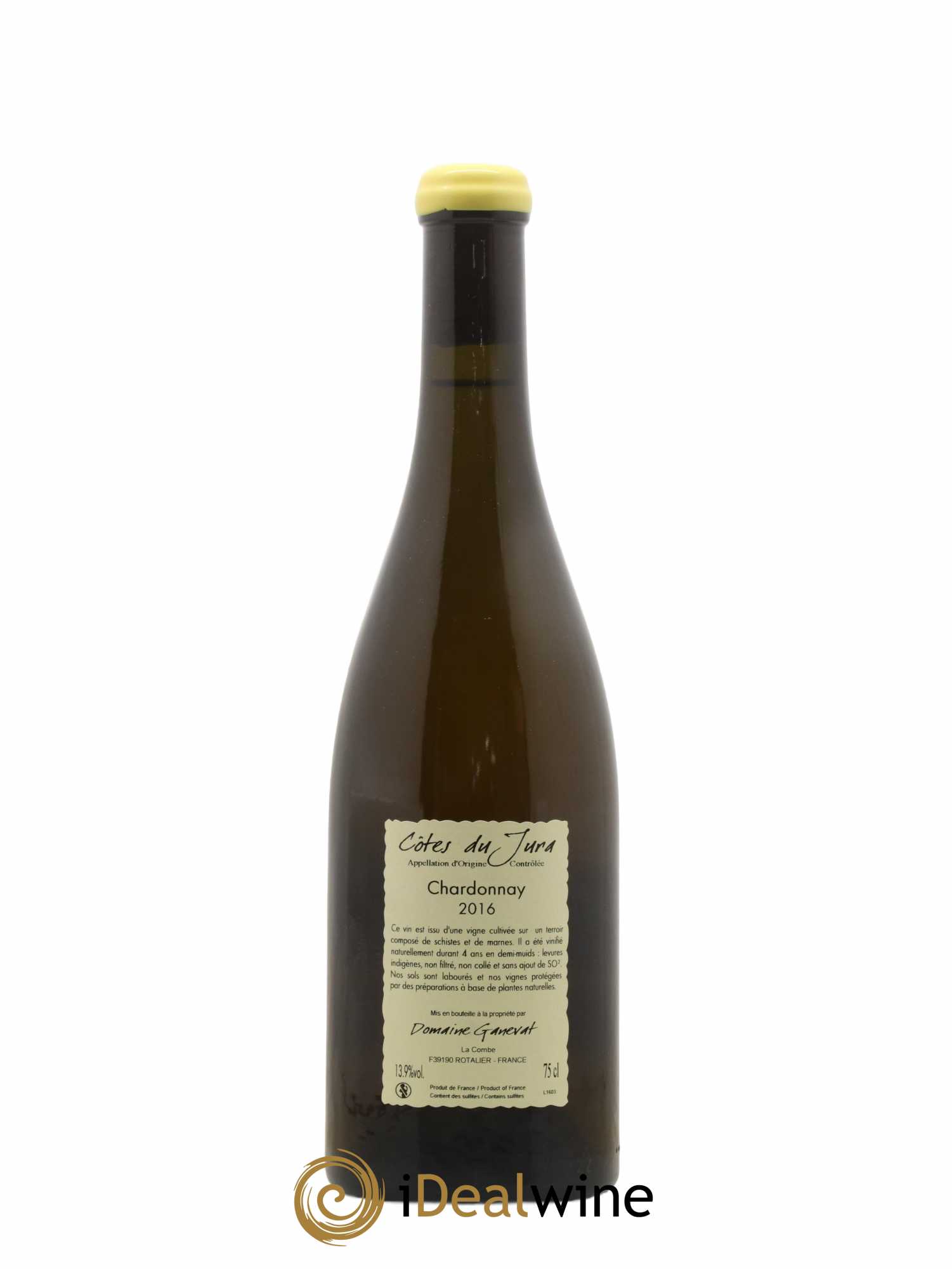 Côtes du Jura Grusse en Billat Jean-François Ganevat (Domaine) 2016 - Lot de 1 bouteille - 1