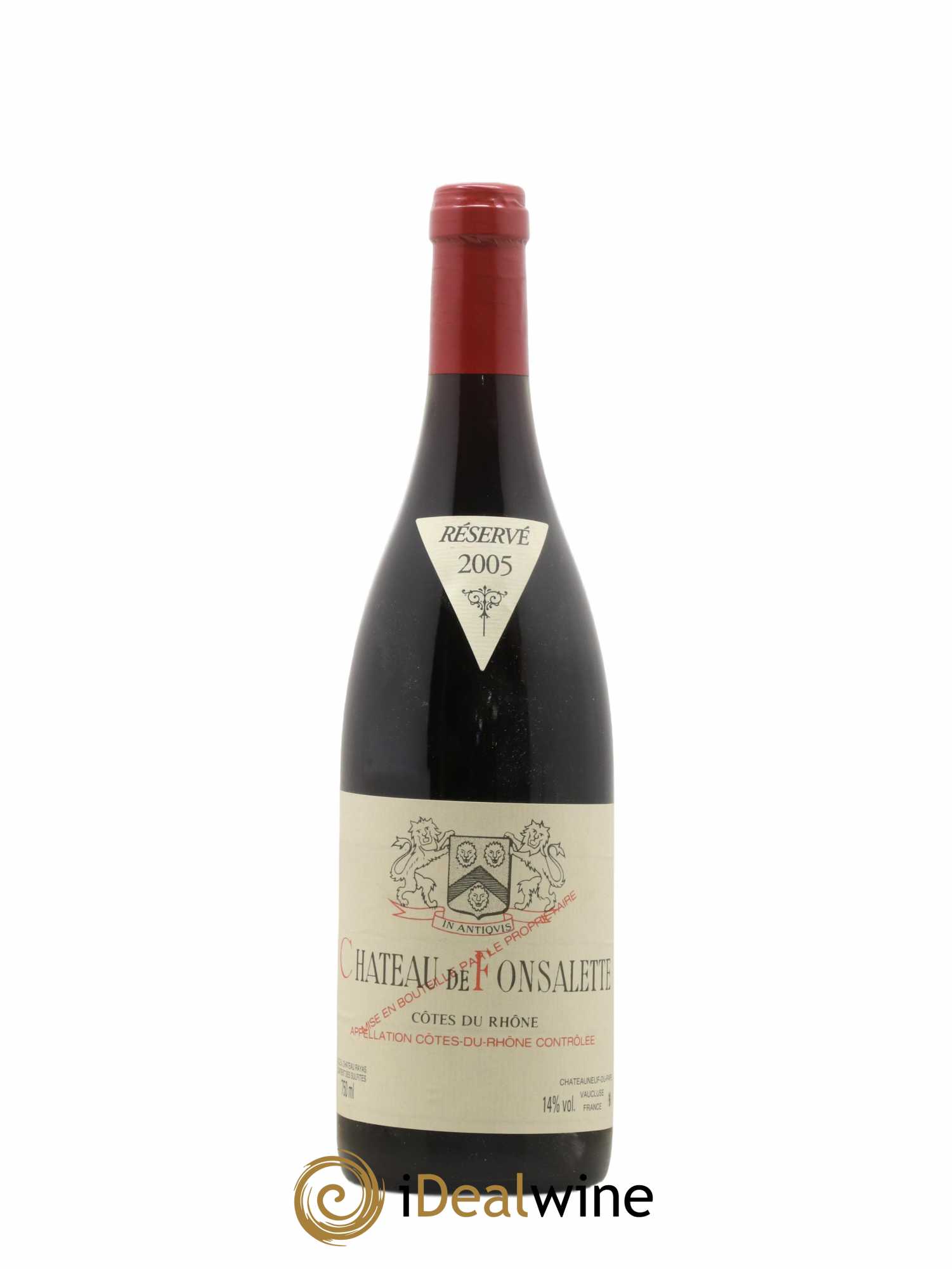 Côtes-du-Rhône Château de Fonsalette Emmanuel Reynaud 2005 - Lot de 1 bouteille - 0