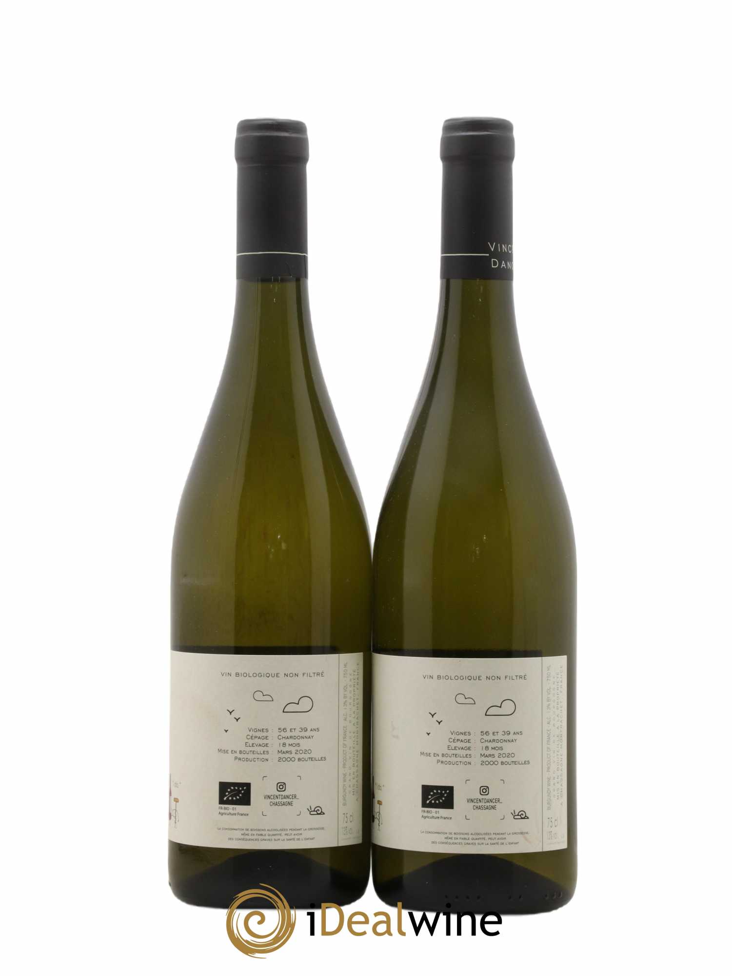 Meursault 1er Cru Perrières Vincent Dancer 2018 - Lot de 2 bouteilles - 1