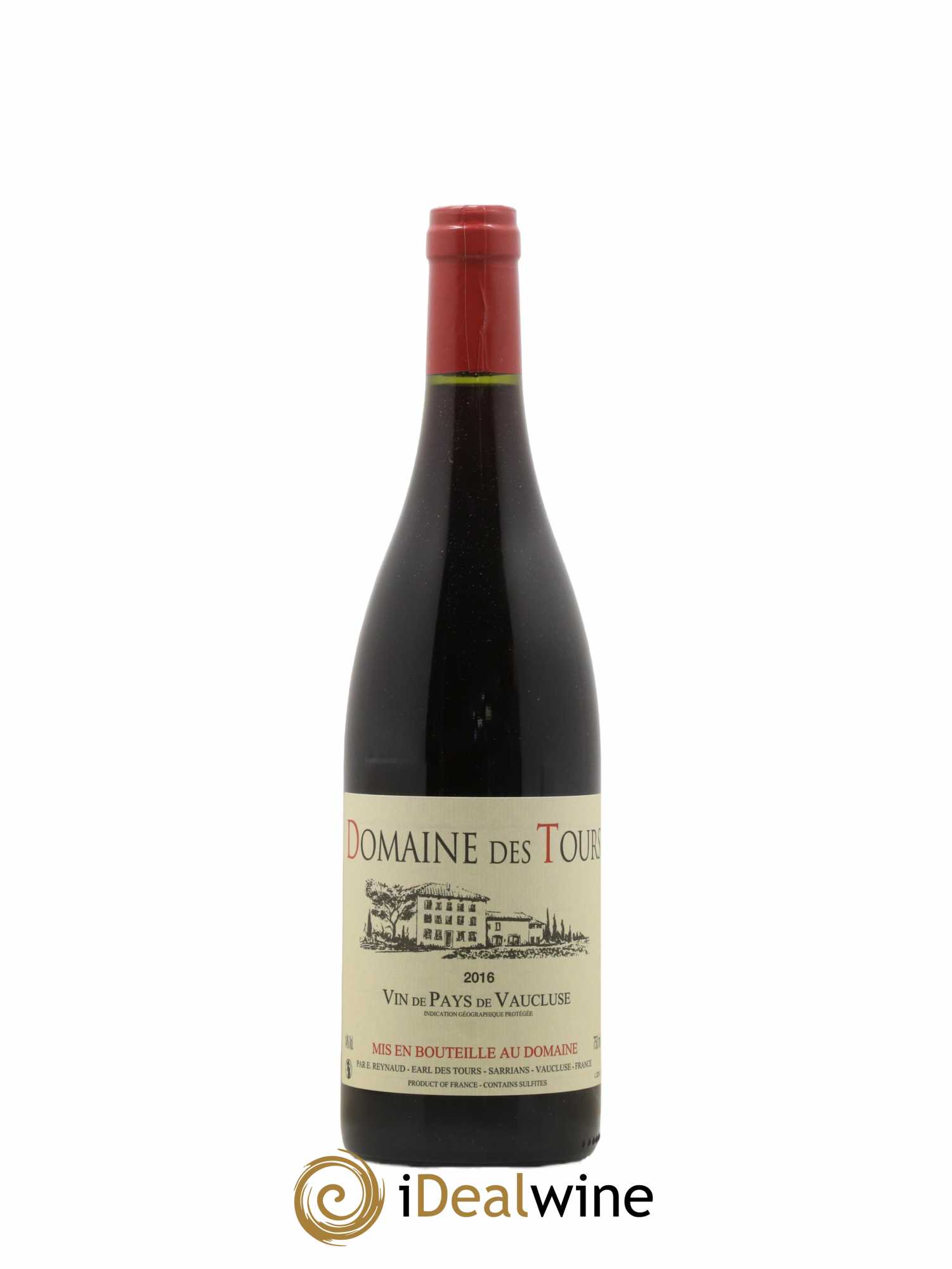 Vaucluse (Vin de Pays de Vaucluse) Domaine des Tours Emmanuel Reynaud 2016 - Lot de 1 bouteille - 0