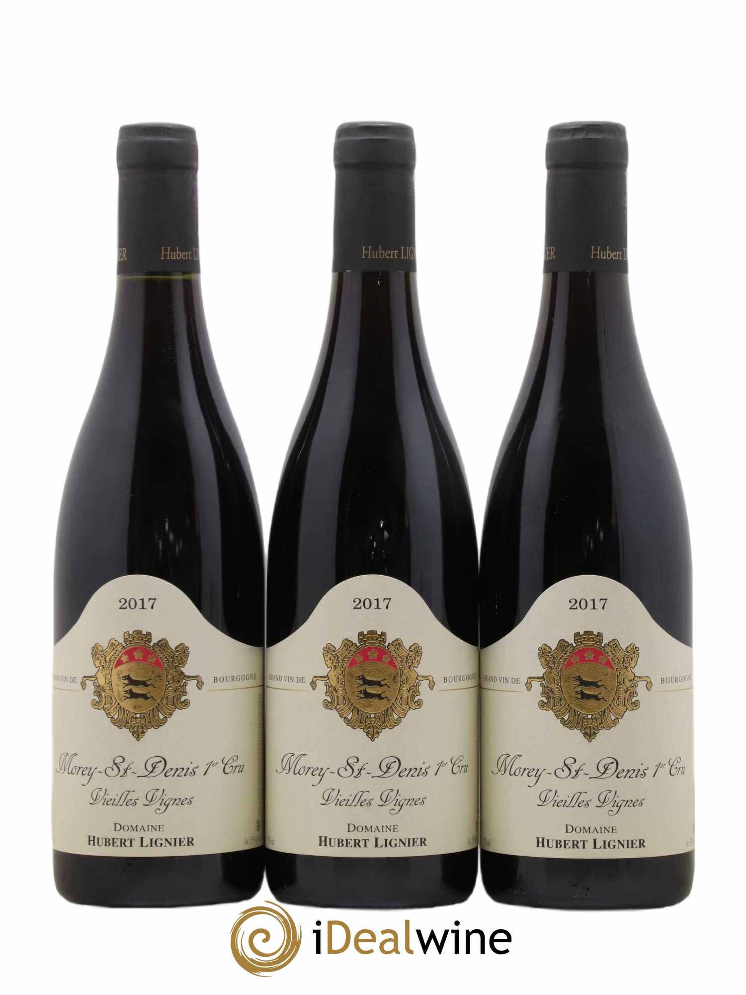 Morey-Saint-Denis 1er Cru Vieilles Vignes Hubert Lignier (Domaine) 2017 - Lot de 3 bouteilles - 0