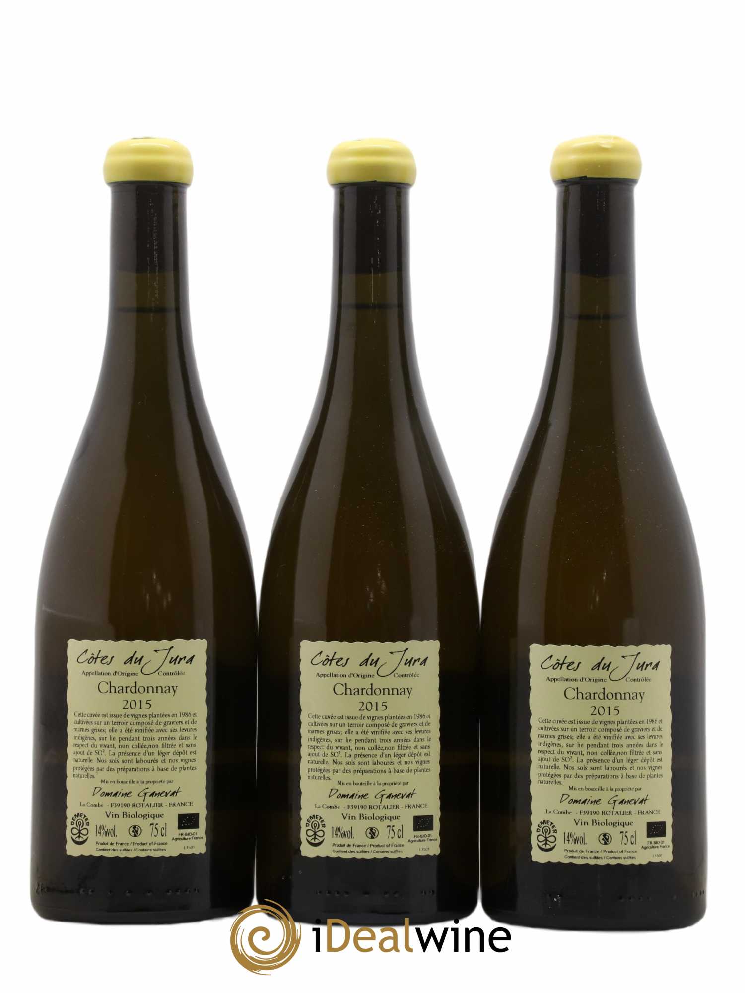Côtes du Jura Cuvée Florine Jean-François Ganevat (Domaine) 2015 - Lot de 3 bouteilles - 1