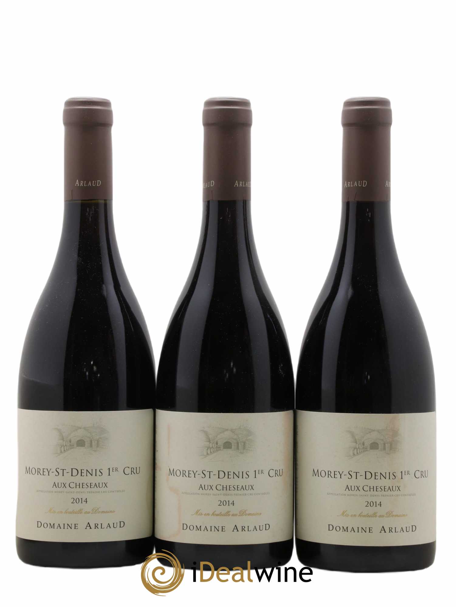 Morey-Saint-Denis 1er Cru Aux Chéseaux Arlaud 2014 - Lot de 3 bouteilles - 0