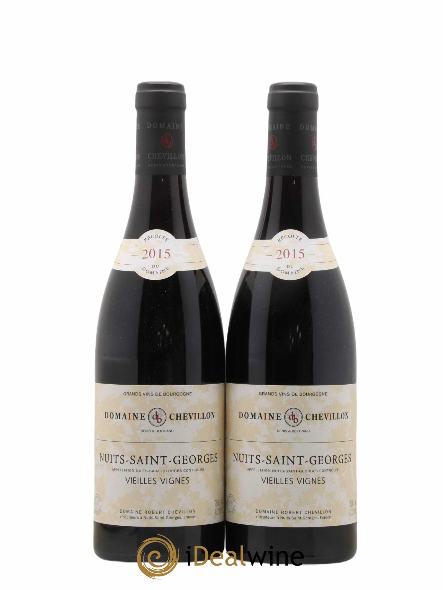 Nuits-Saint-Georges Vieilles vignes Robert Chevillon 2015 - Lot de 2 bouteilles - 0