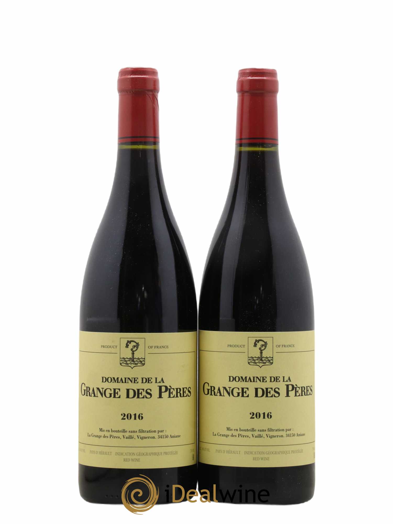 Pays d'Hérault Grange des Pères Laurent Vaillé 2016 - Lot de 2 bouteilles - 0