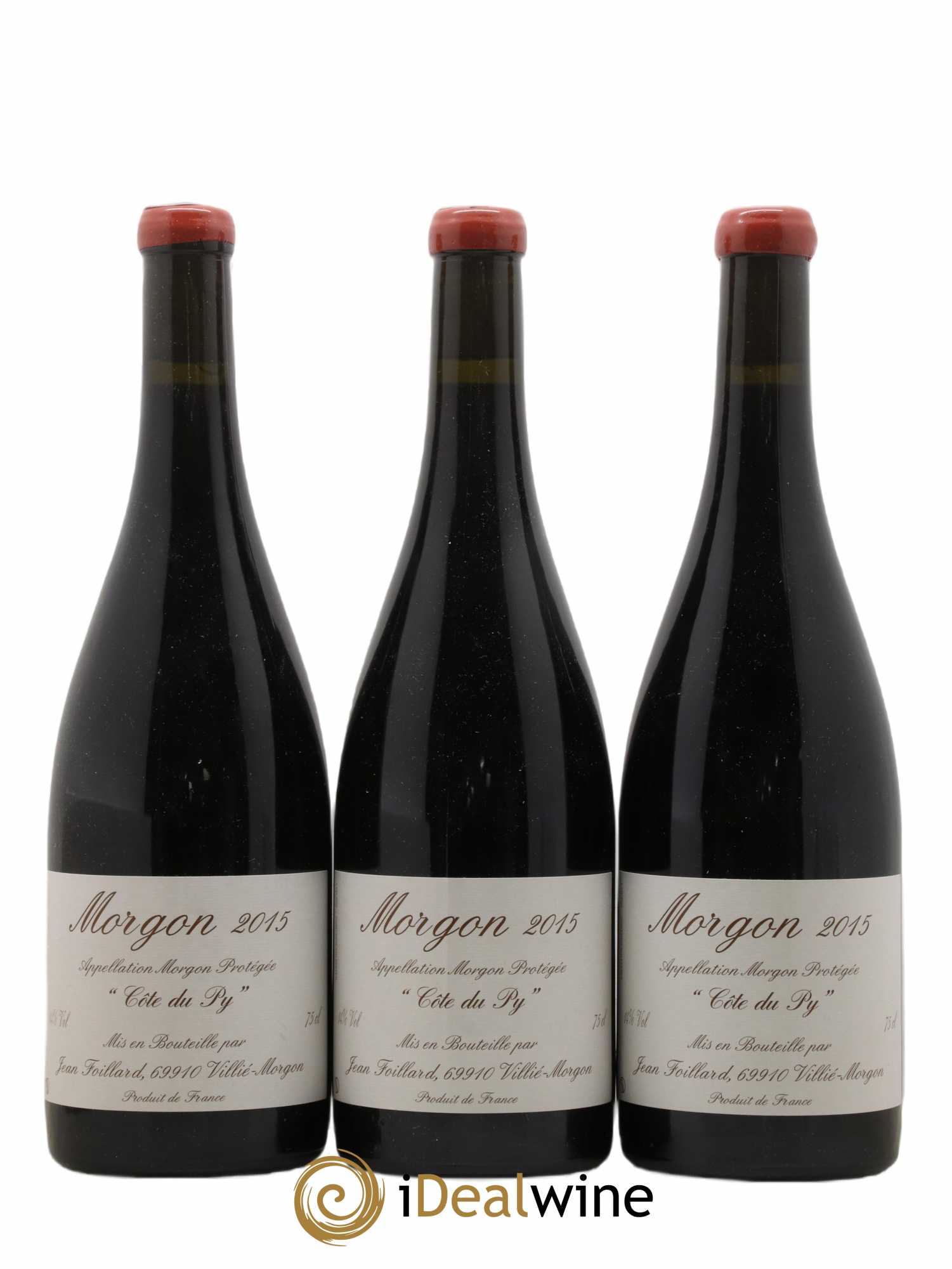 Morgon Côte du Py Jean Foillard 2015 - Lot de 3 bouteilles - 0