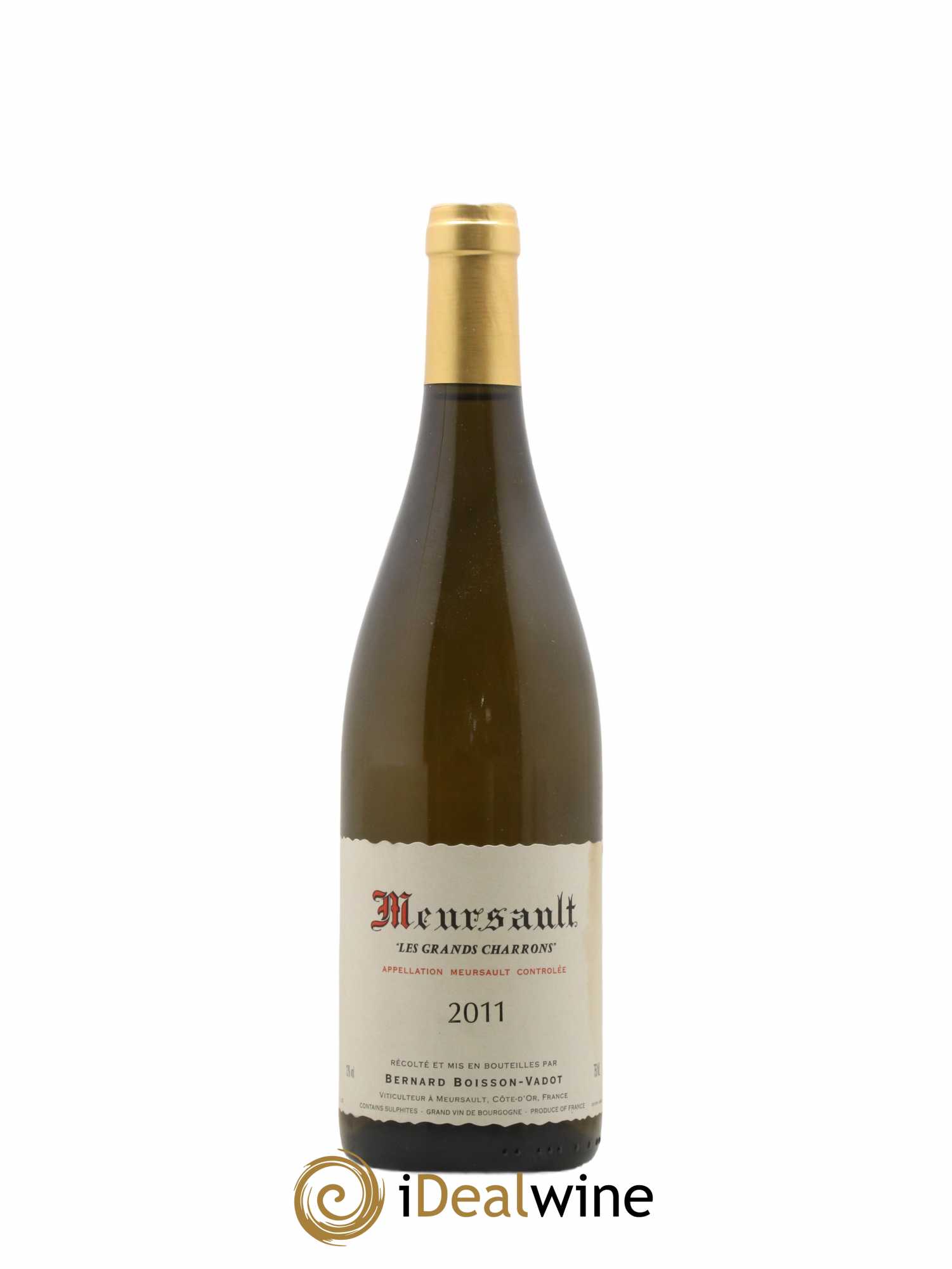 Meursault Les Grands Charrons Boisson-Vadot (Domaine) 2011 - Lot de 1 bouteille - 0