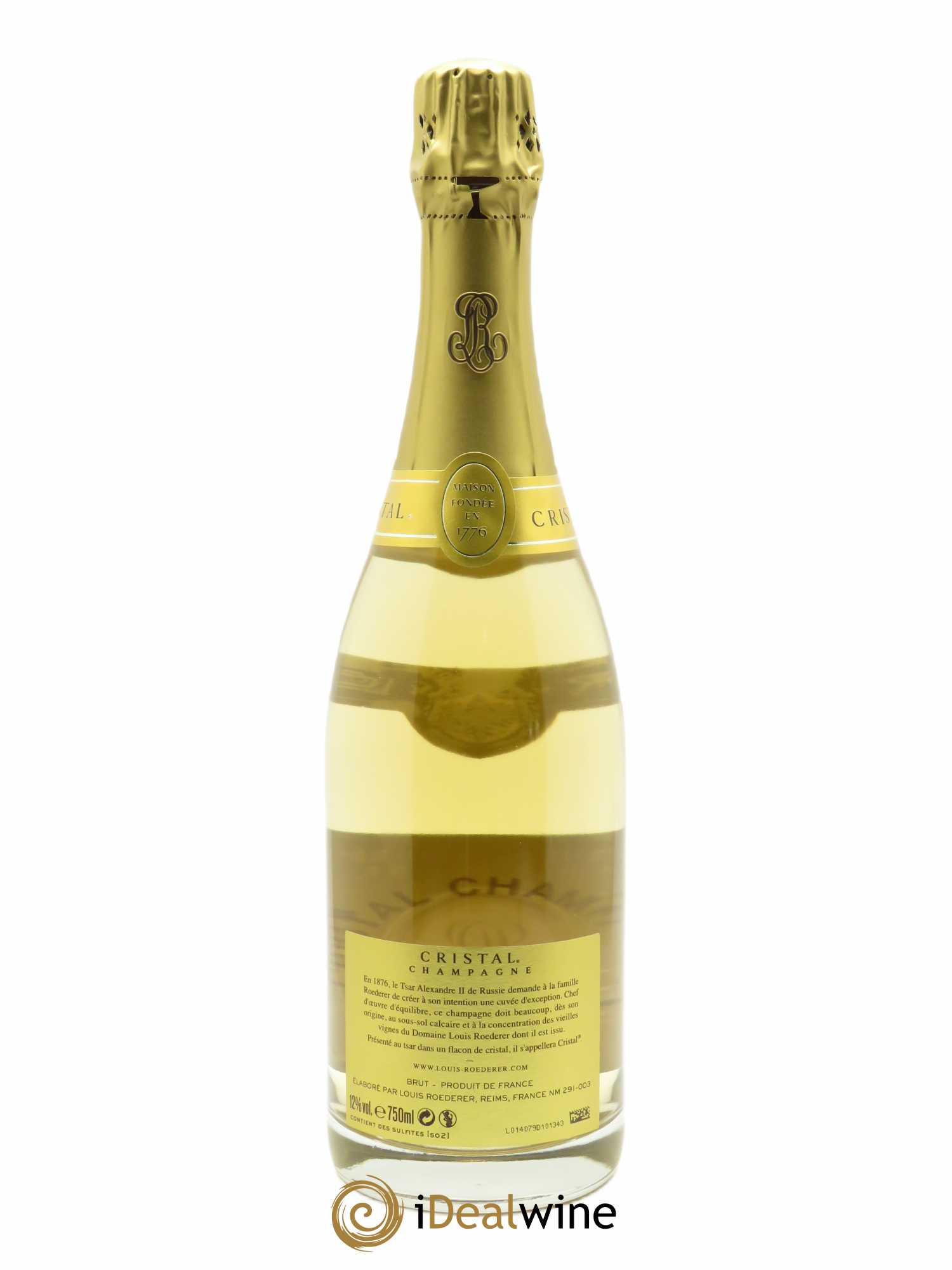 Cristal Louis Roederer 2009 - Lot de 1 bouteille - 2