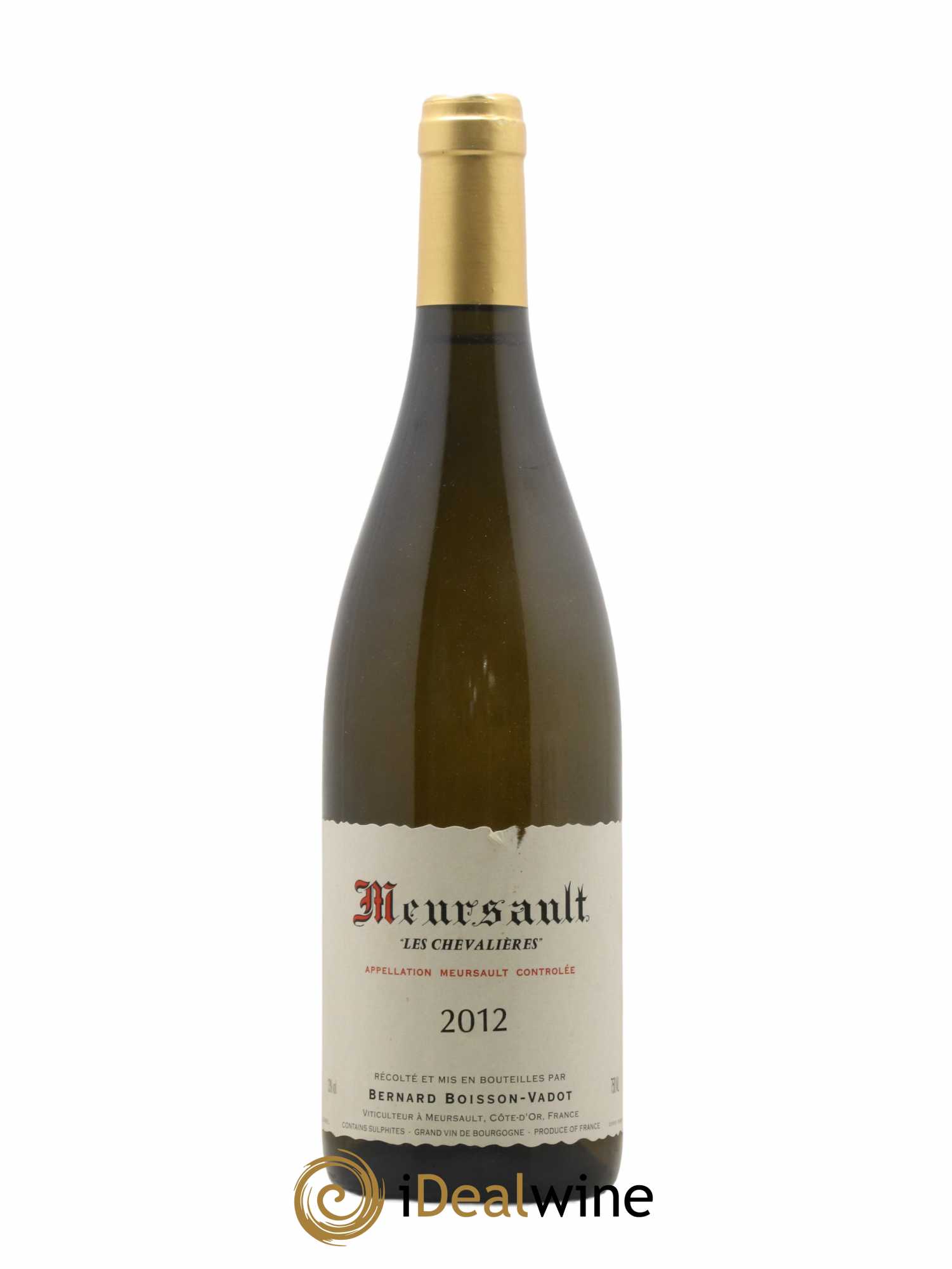 Meursault Les Chevalières Boisson-Vadot (Domaine) 2012 - Lot de 1 bouteille - 0