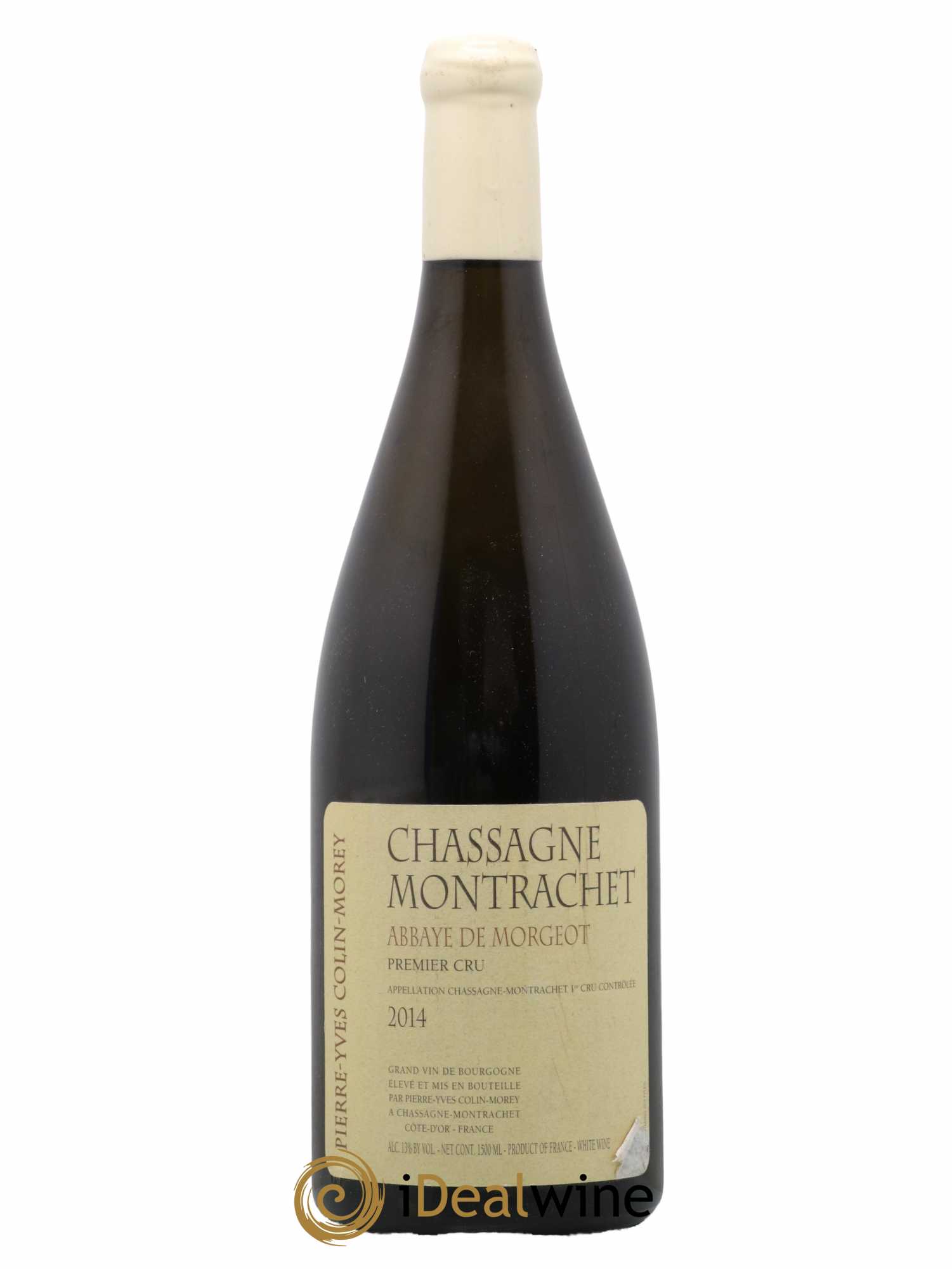 Chassagne-Montrachet 1er Cru Abbaye de Morgeot Pierre-Yves Colin Morey 2014 - Lot de 1 magnum - 0