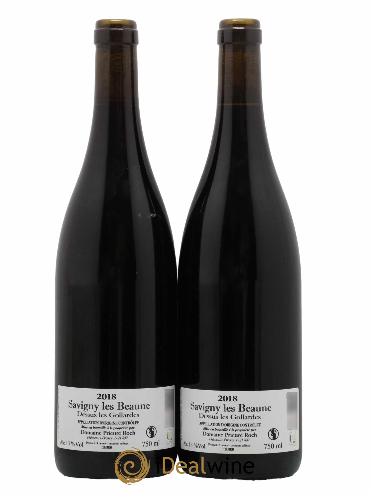 Savigny-lès-Beaune Dessus Les Gollardes Prieuré Roch 2018 - Lot de 2 bouteilles - 1