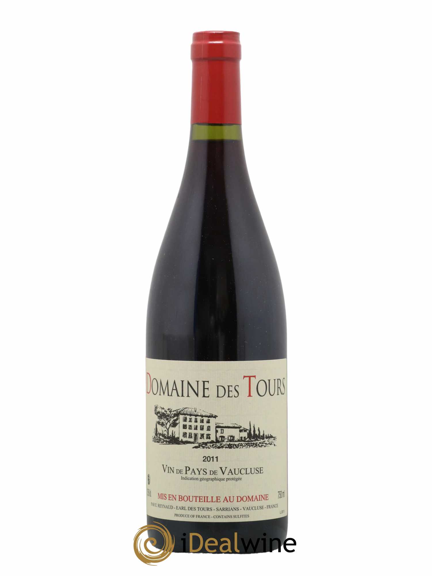 Vaucluse (Vin de Pays de Vaucluse) Domaine des Tours Emmanuel Reynaud 2011 - Lot de 1 bouteille - 0