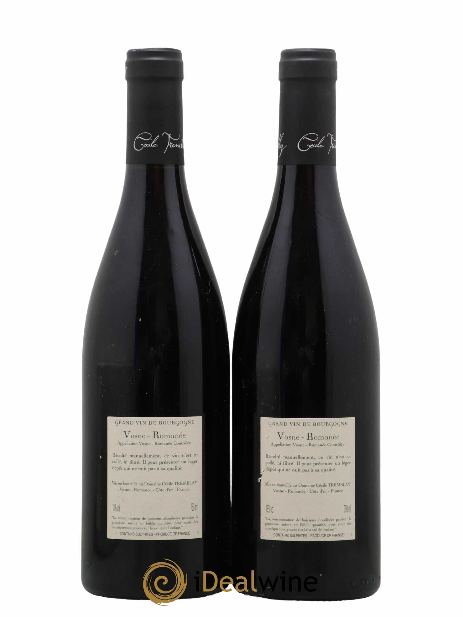 Vosne-Romanée Vieilles Vignes Cécile Tremblay 2017 - Lot de 2 bouteilles - 1