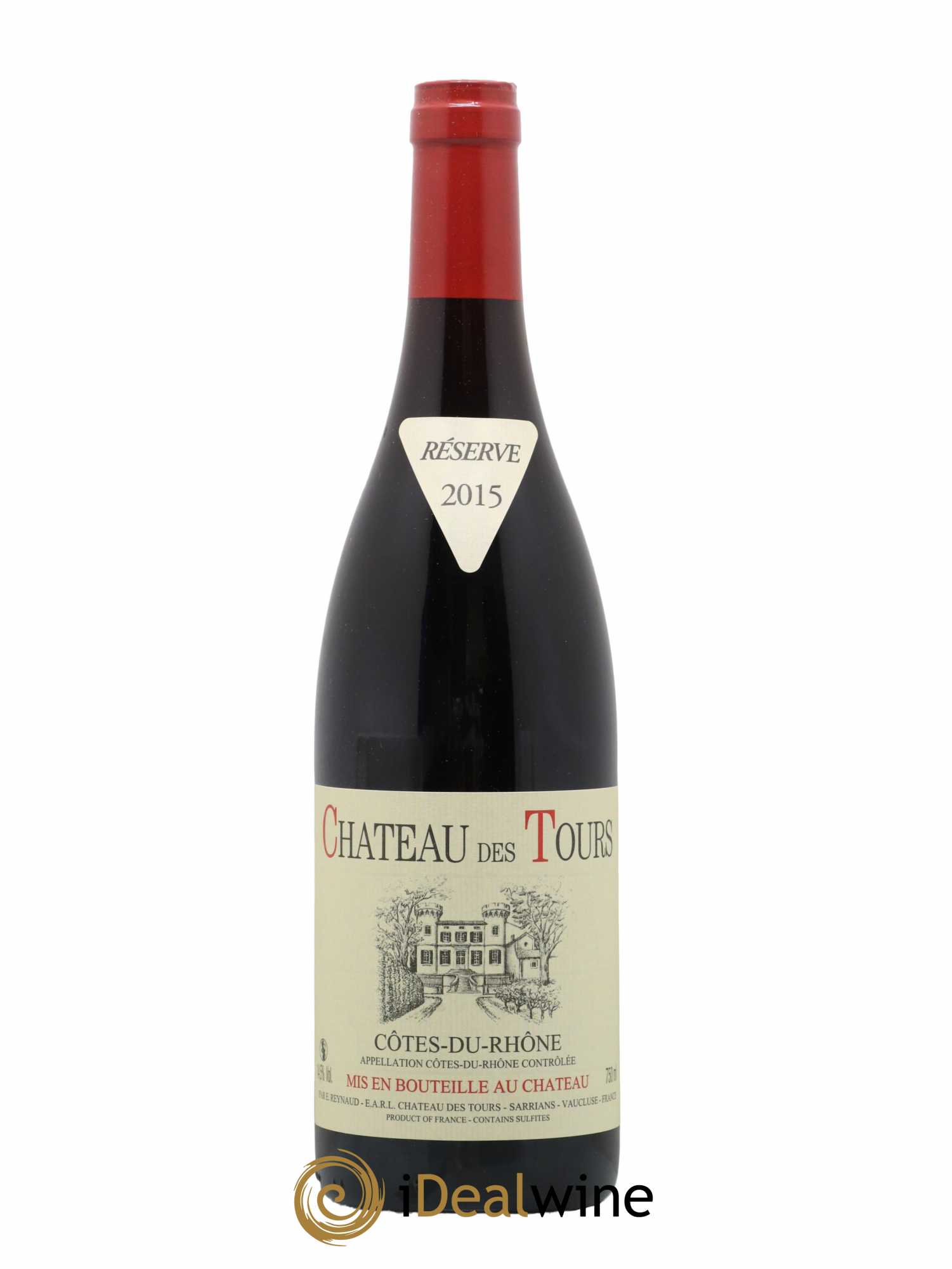 Côtes-du-Rhône Château des Tours Emmanuel Reynaud 2015 - Lot de 1 bouteille - 0