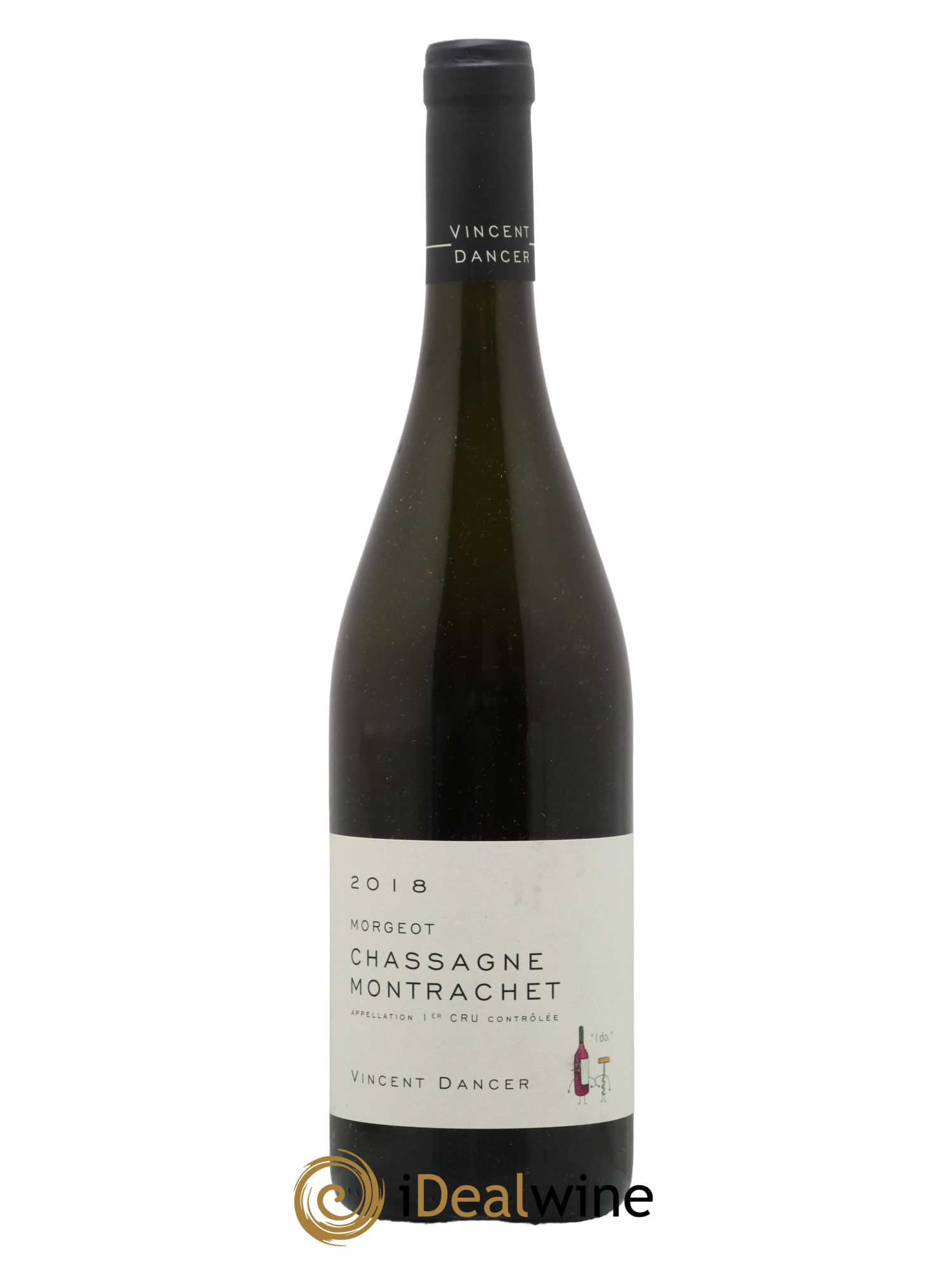 Chassagne-Montrachet 1er Cru Morgeot Vincent Dancer 2018 - Lot de 1 bouteille - 0