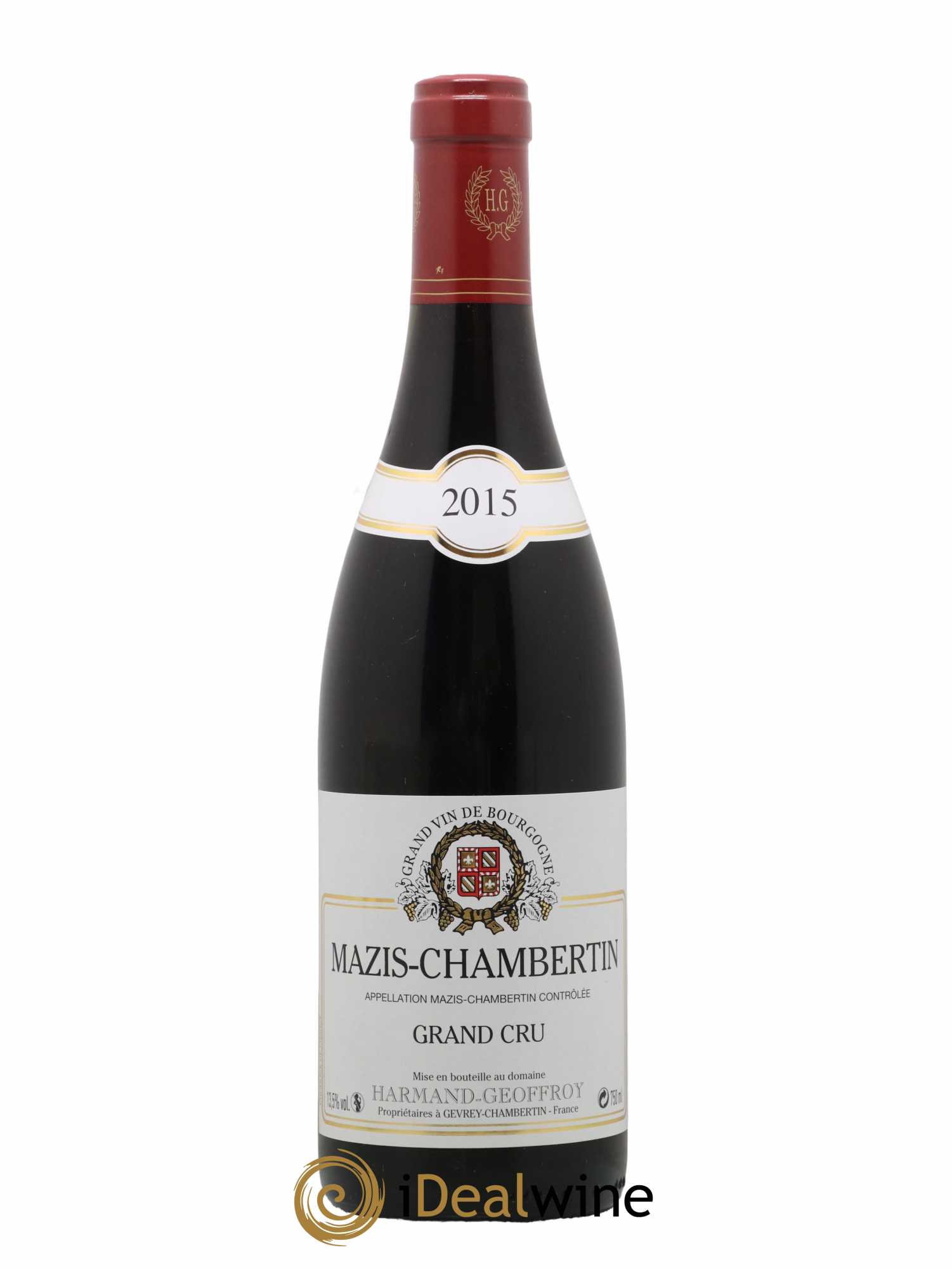 Mazis-Chambertin Grand Cru Harmand-Geoffroy (Domaine) 2015 - Lot de 1 bouteille - 0