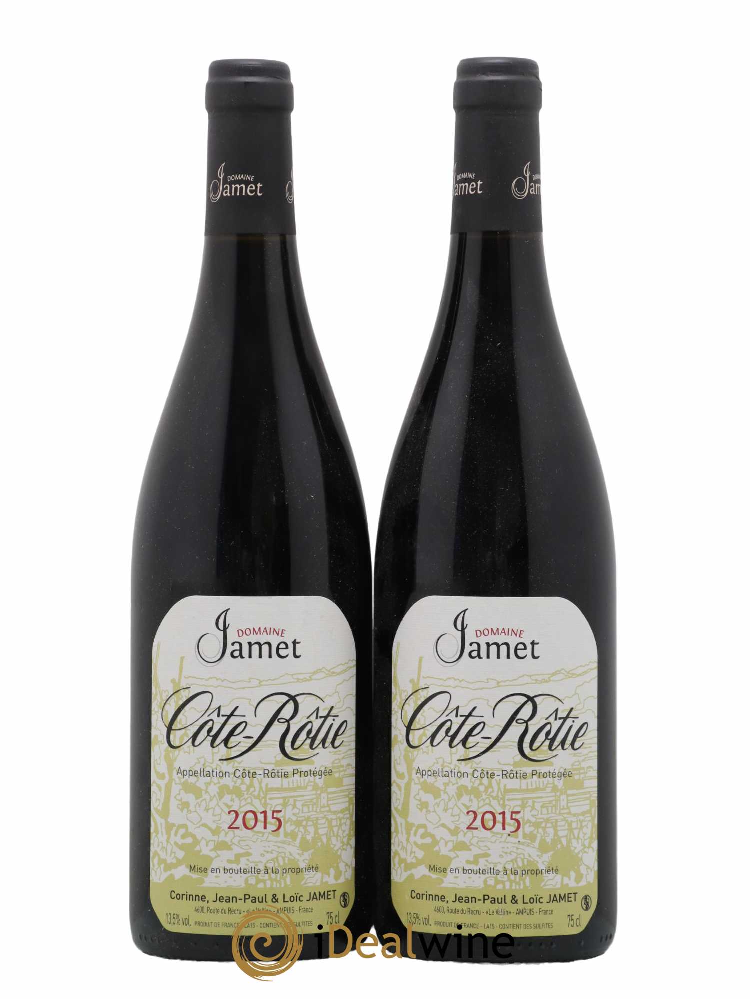 Côte-Rôtie Jamet (Domaine) 2015 - Lot de 2 bouteilles - 0