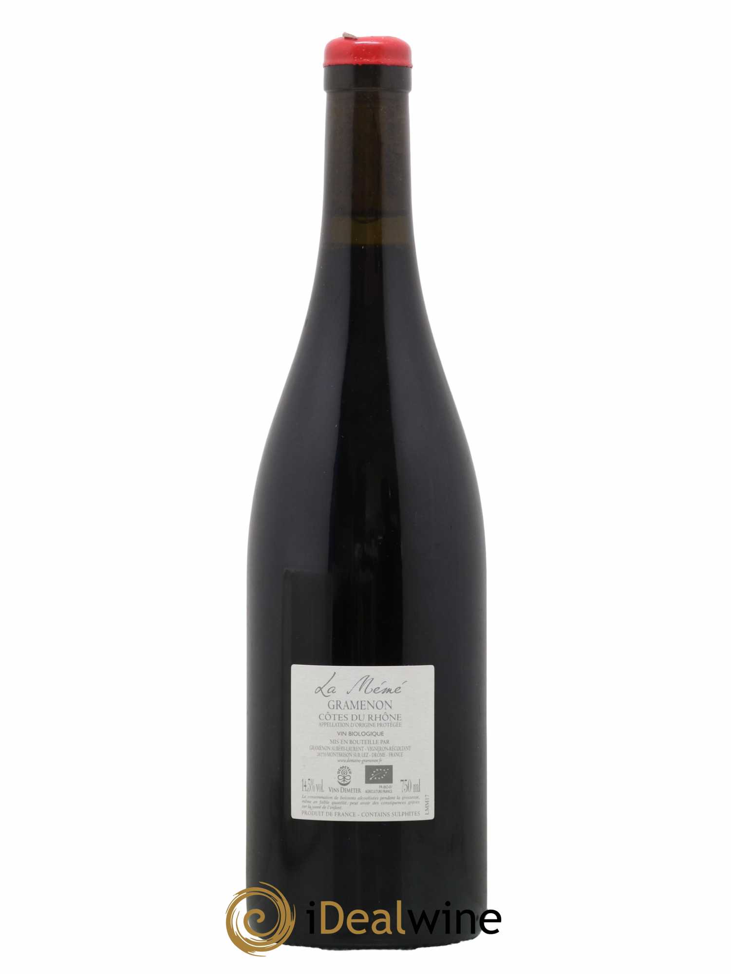 Côtes-du-Rhône La Mémé Ceps Centenaires Gramenon (Domaine) 2017 - Lot de 1 bouteille - 1