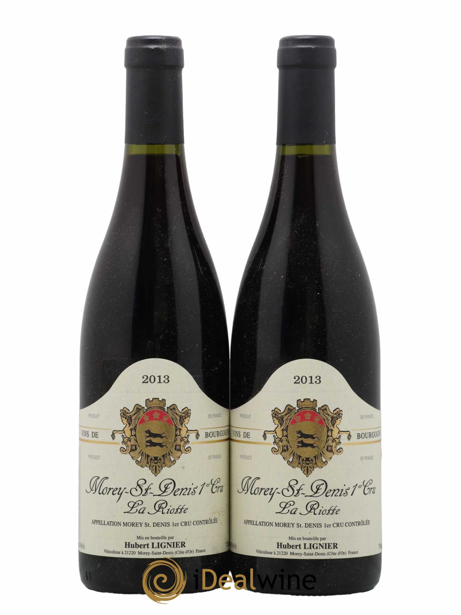 Morey-Saint-Denis 1er Cru La Riotte Hubert Lignier (Domaine) 2013 - Lot de 2 bouteilles - 0