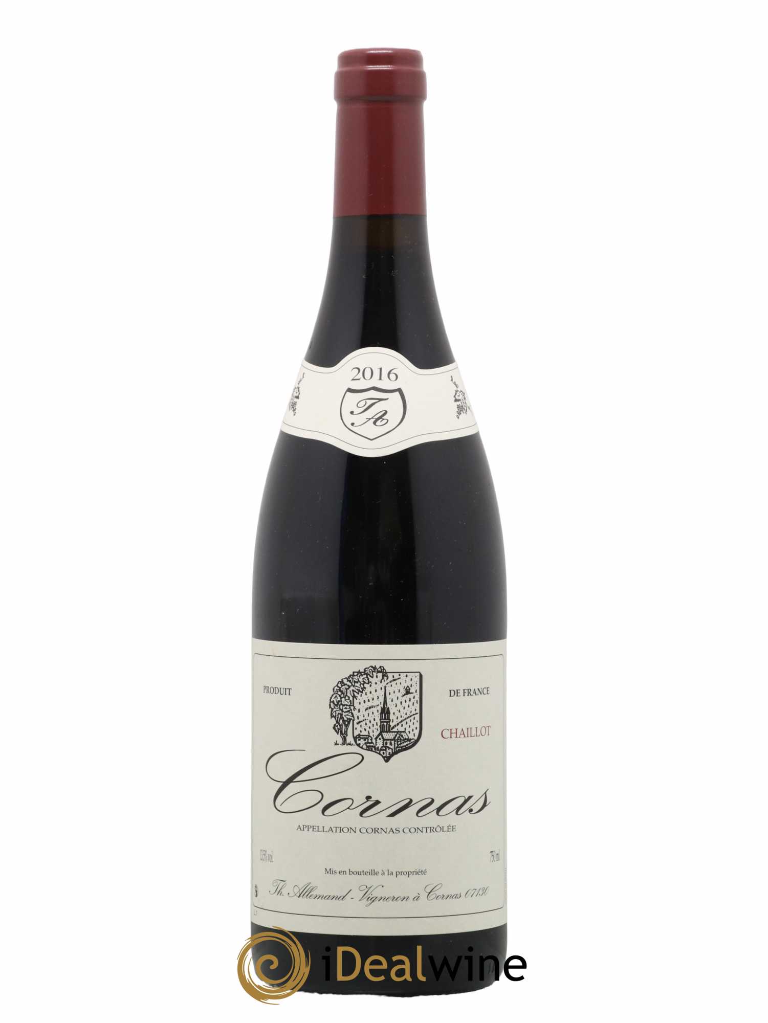 Cornas Chaillot Thierry Allemand 2016 - Lot de 1 bouteille - 0