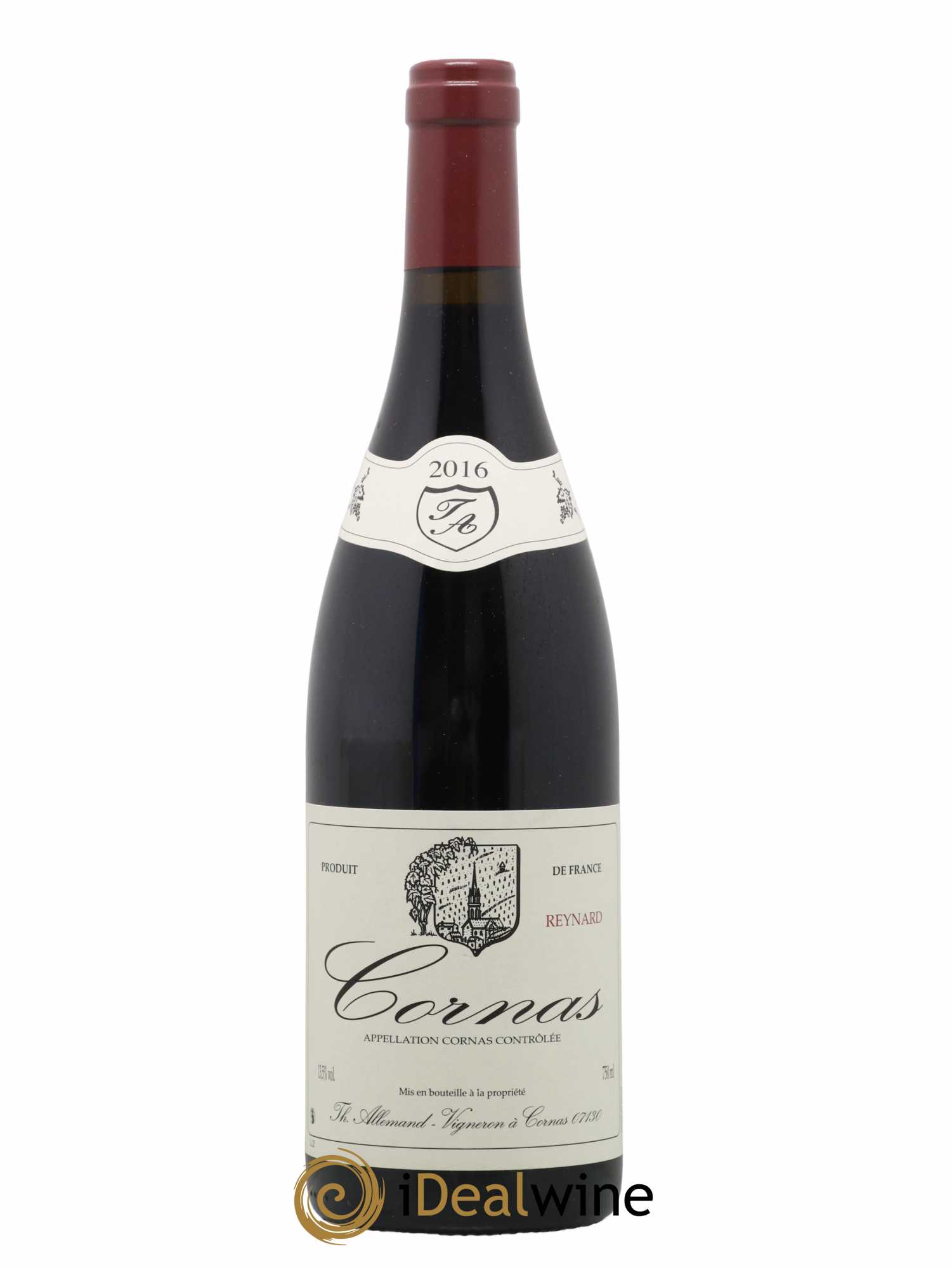 Cornas Reynard Thierry Allemand 2016 - Lot of 1 bottle - 0