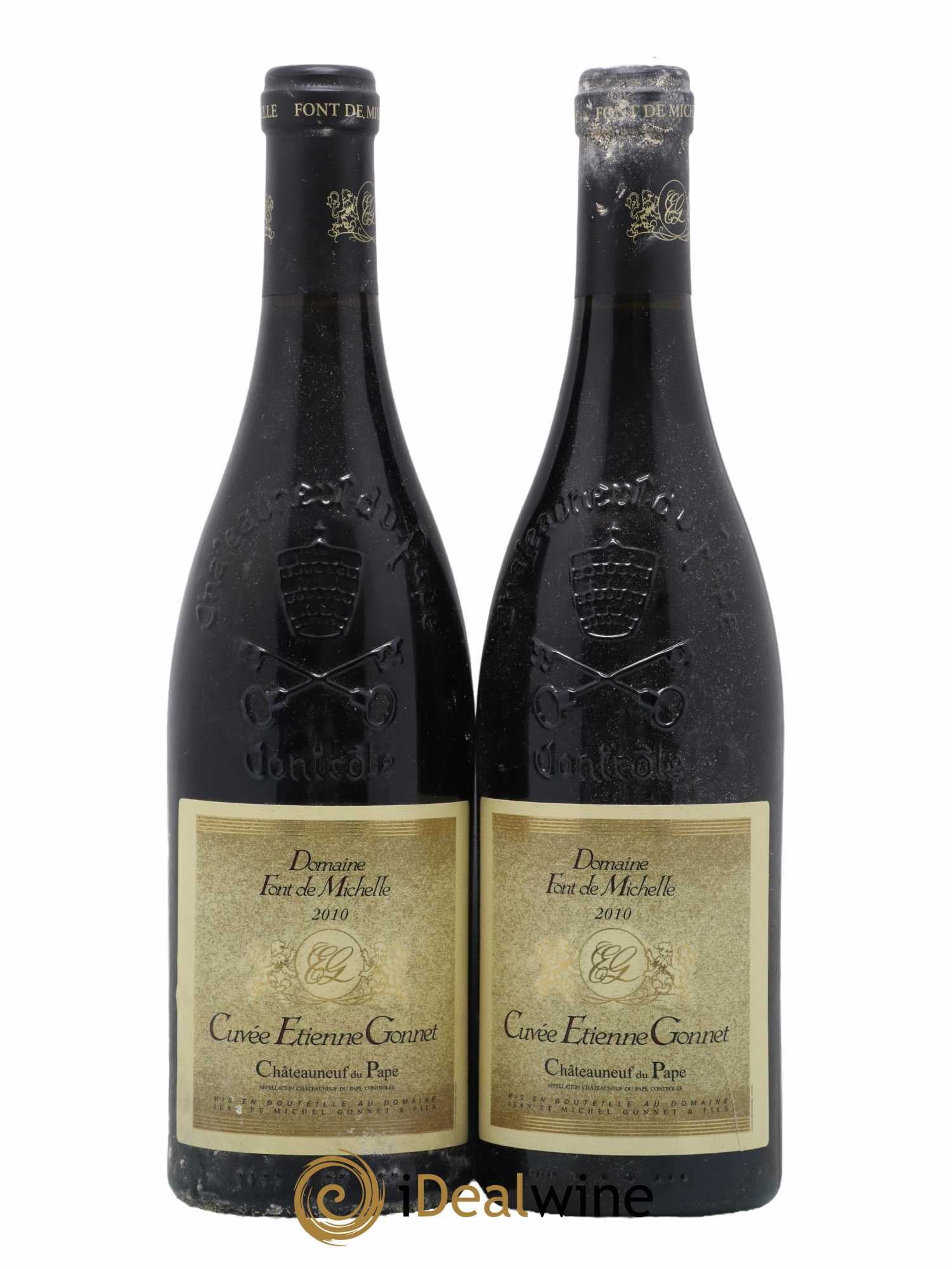 Châteauneuf-du-Pape Domaine Font de Michelle Cuvée Etienne Gonnet Famille Gonnet 2010 - Lot de 2 bouteilles - 0